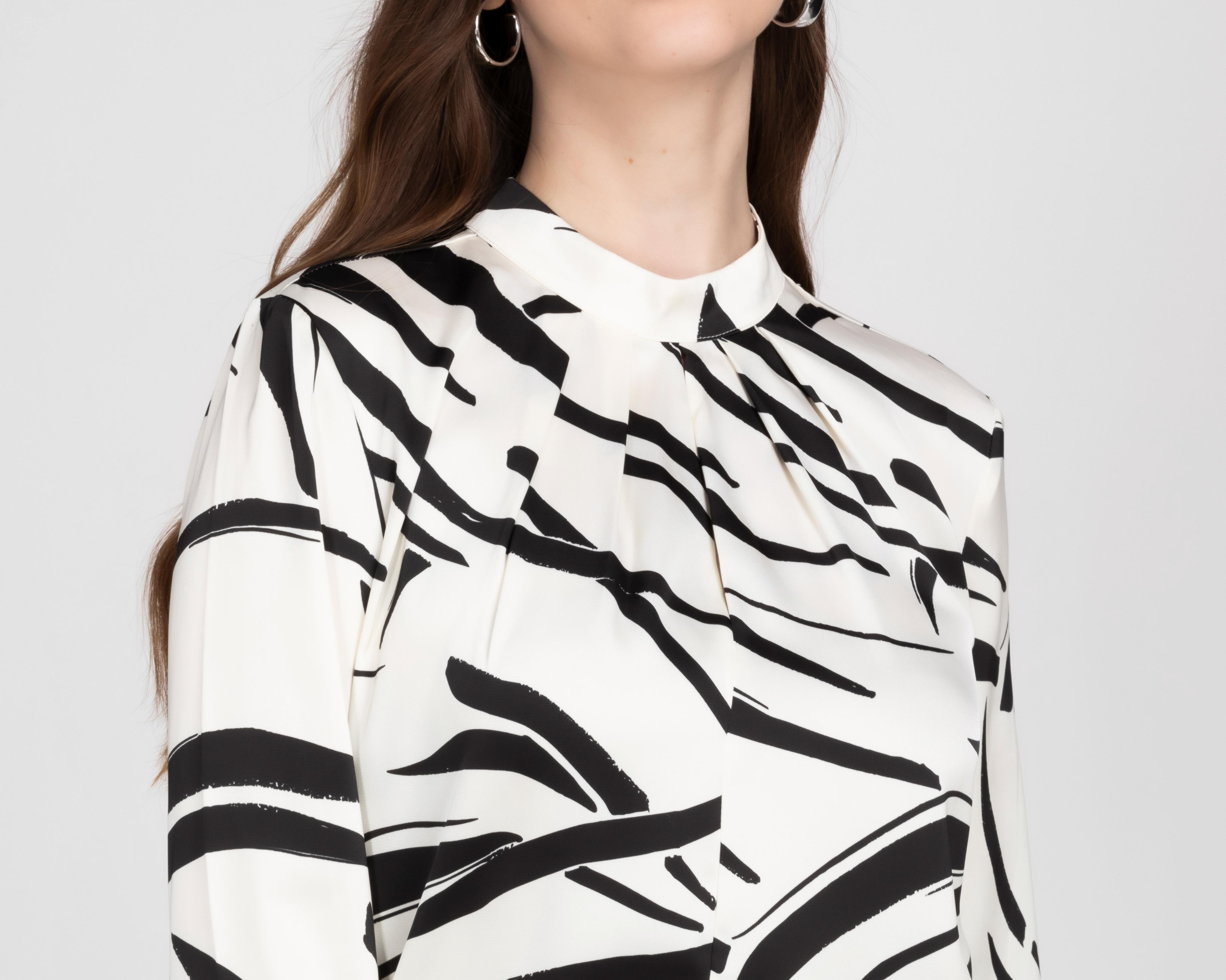 Foto 4 | Blusa Sahara Manga Larga para Mujer