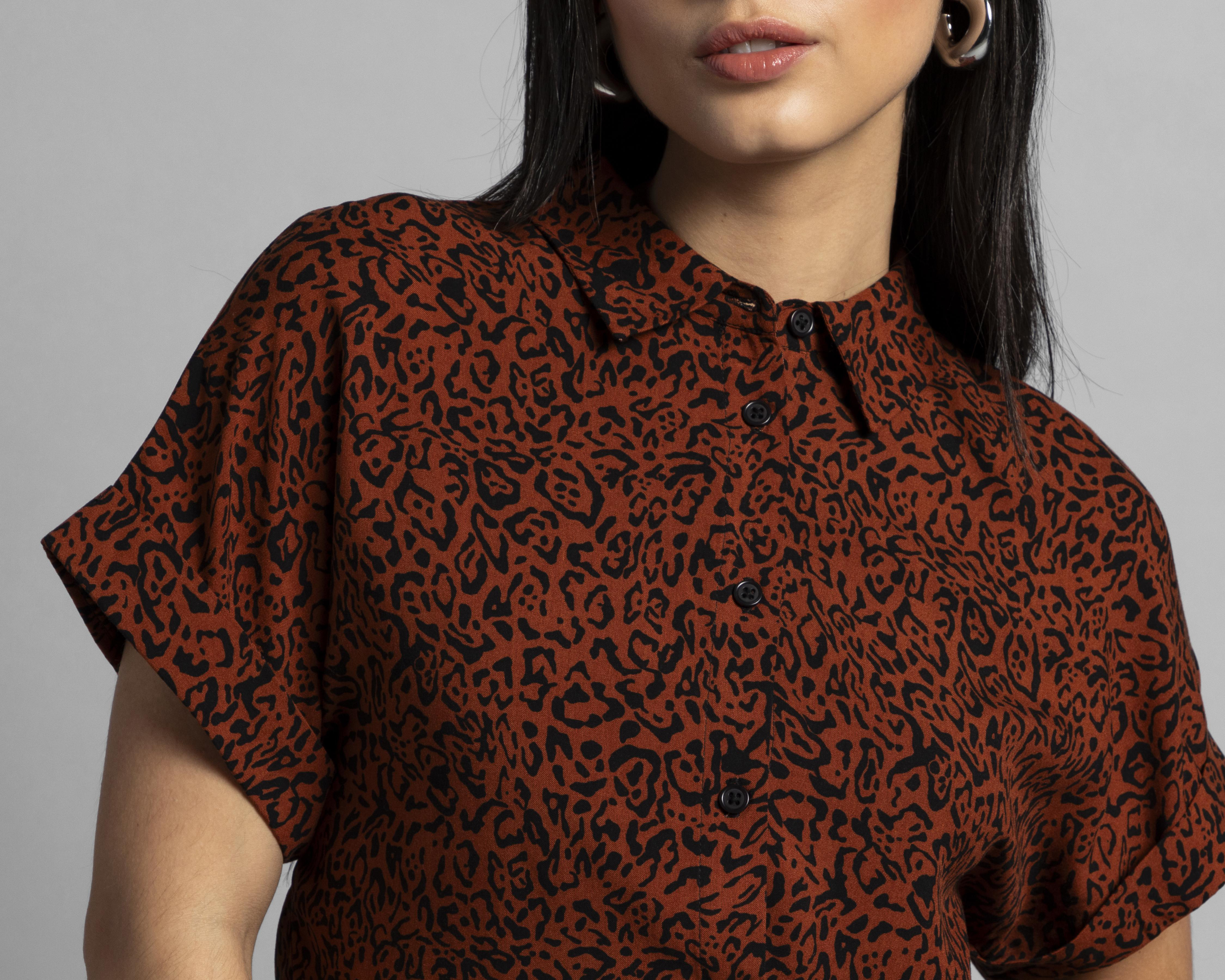 Foto 5 pulgar | Blusa Thinner Manga Corta para Mujer