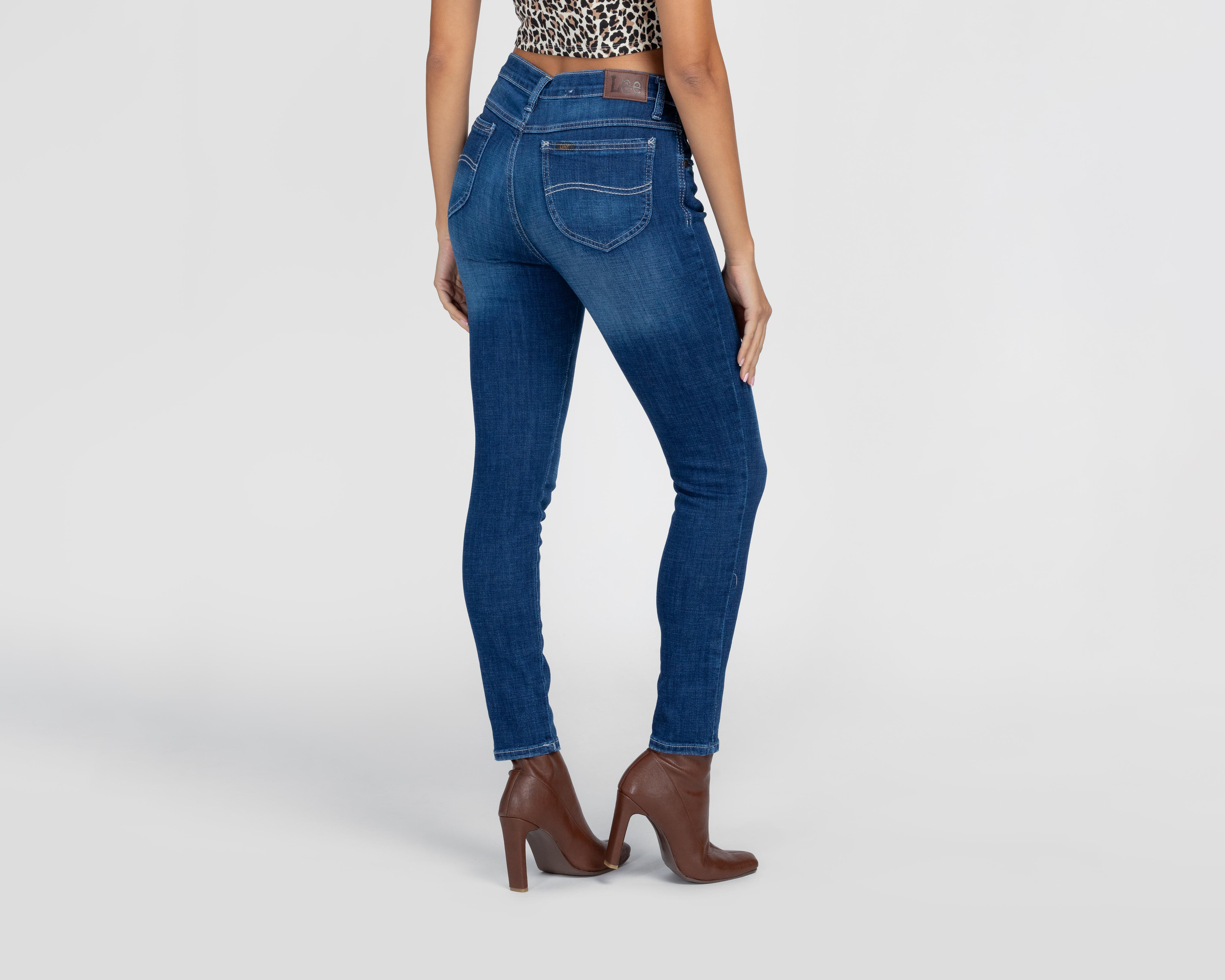 Foto 4 pulgar | Jeans Skinny Lee para Mujer