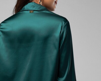 Foto 5 | Camisa Jennifer Lopez Satinada para Mujer