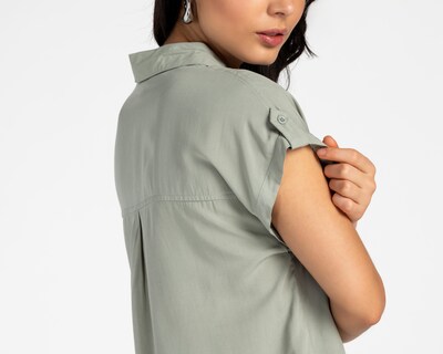 Foto 5 | Blusa Refill Manga Corta para Mujer