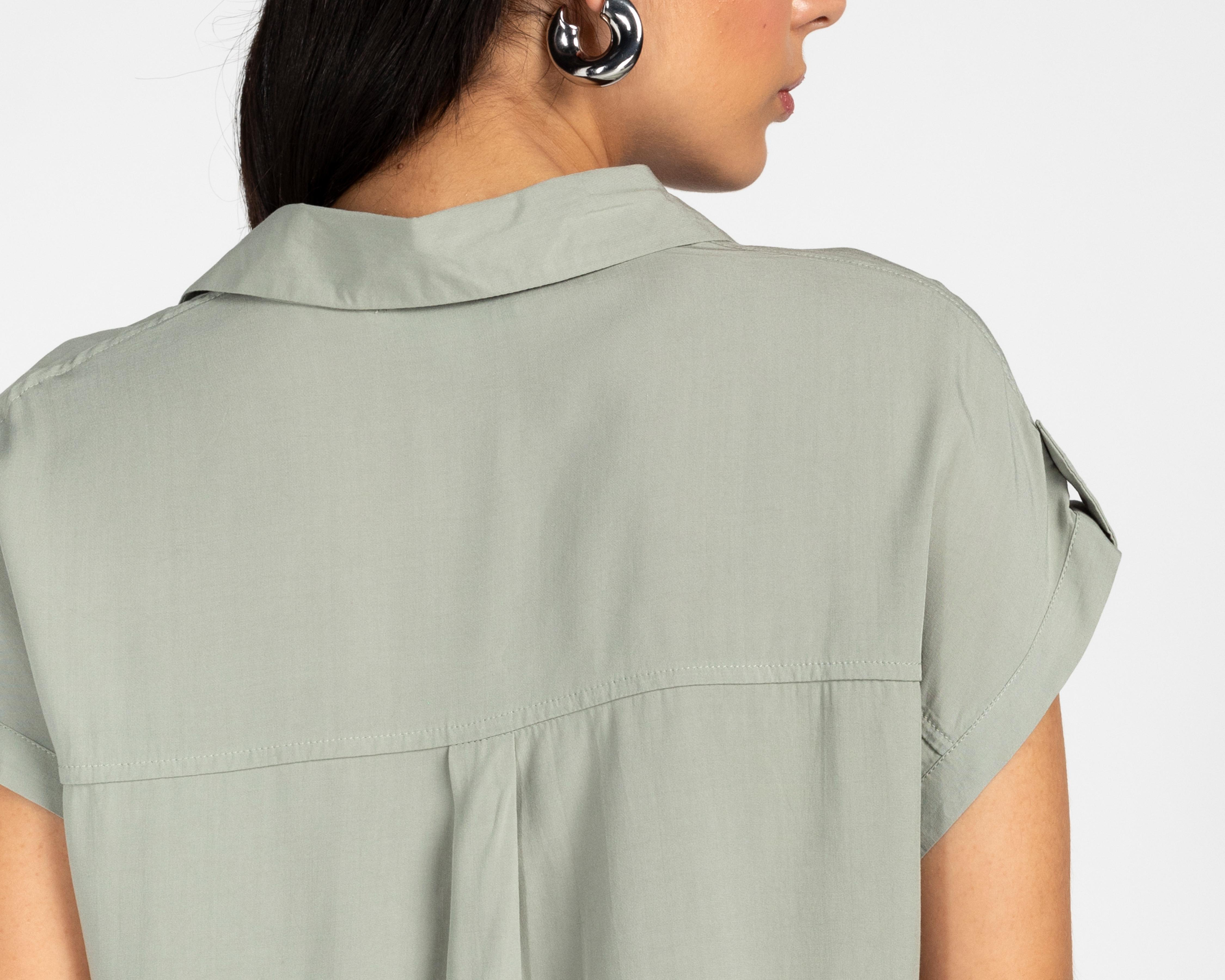 Foto 6 | Blusa Refill Manga Corta para Mujer