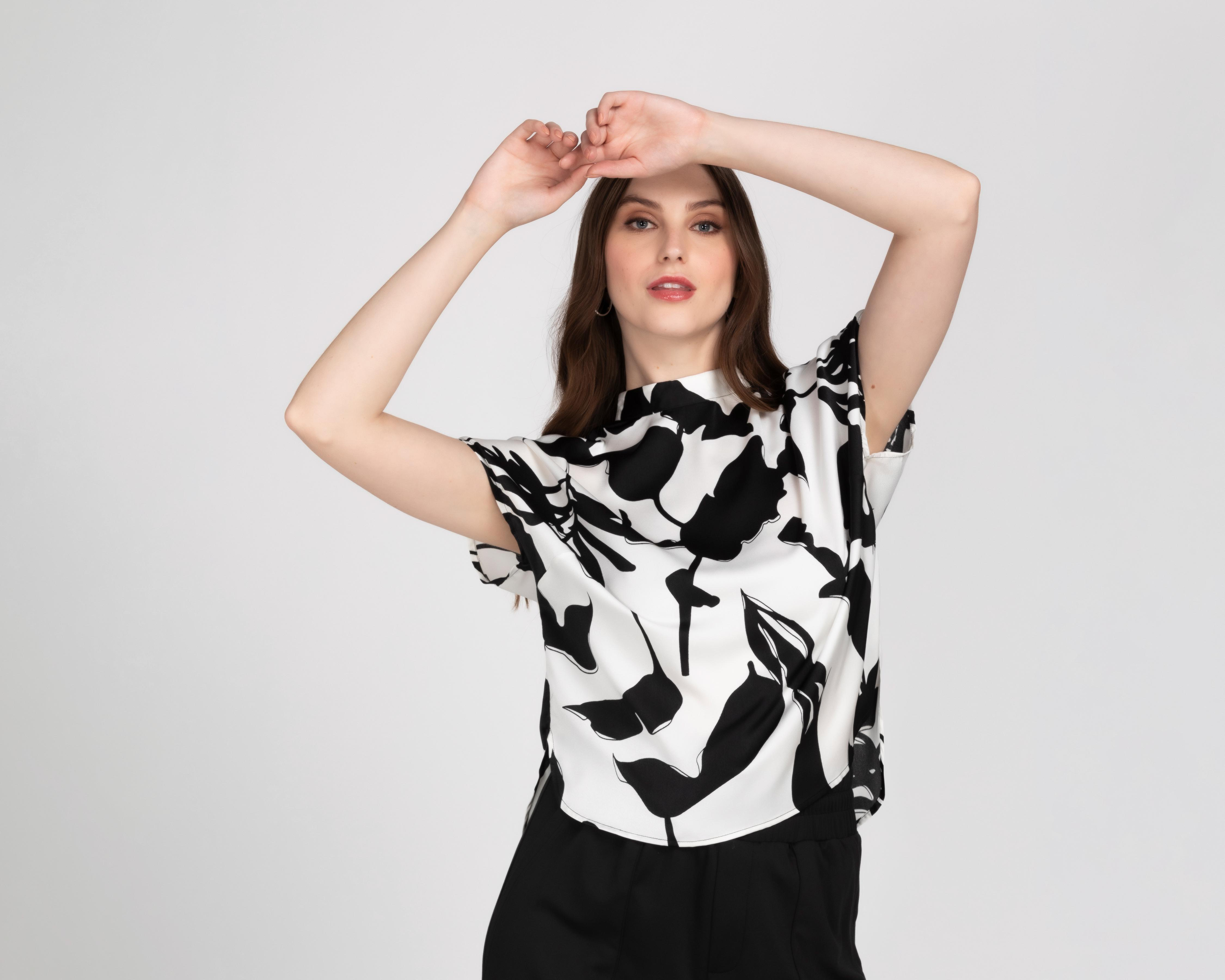 Blusa Sahara Cuello Alto para Mujer