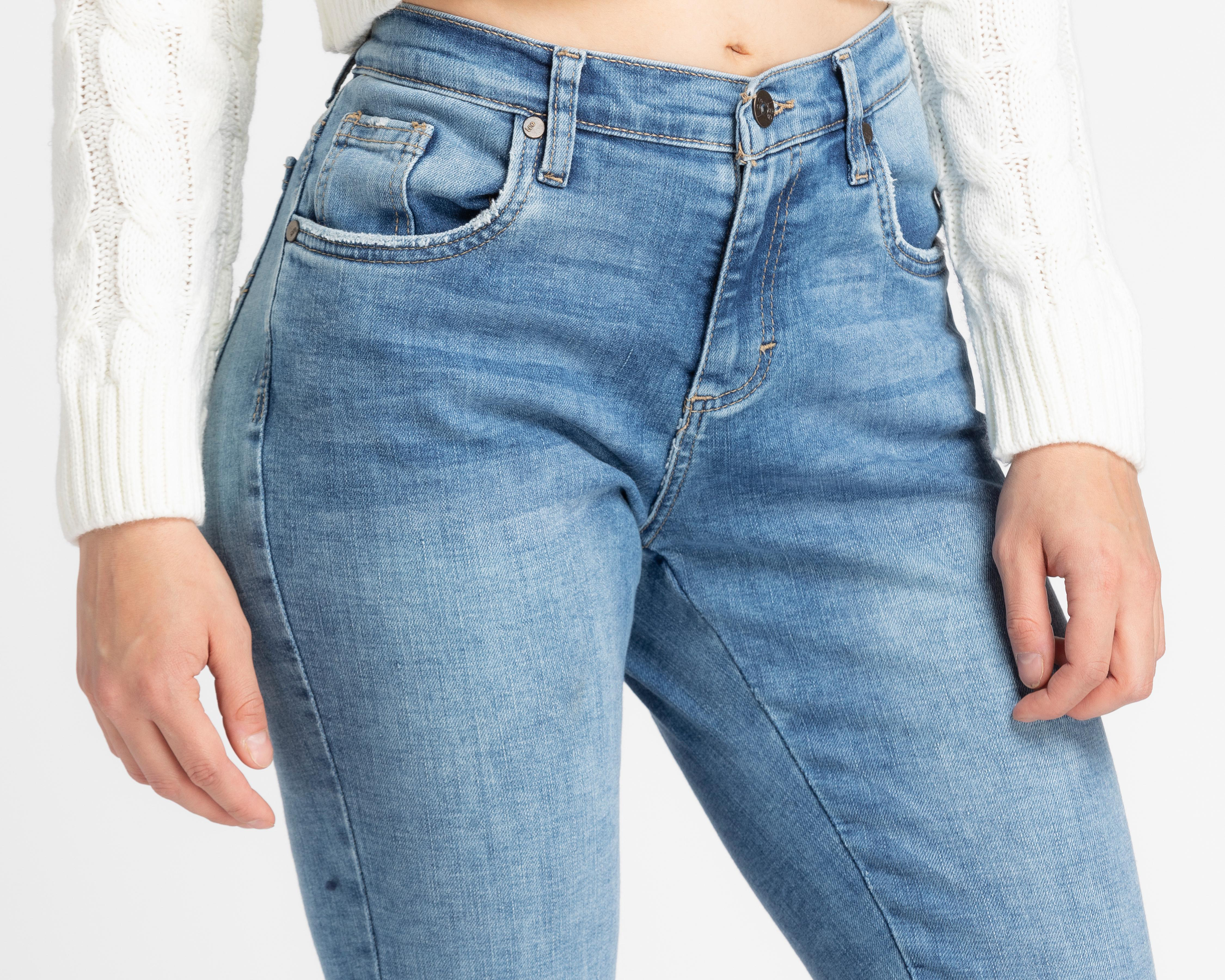 Foto 4 | Jeans Lee Skinny Pretina Alta