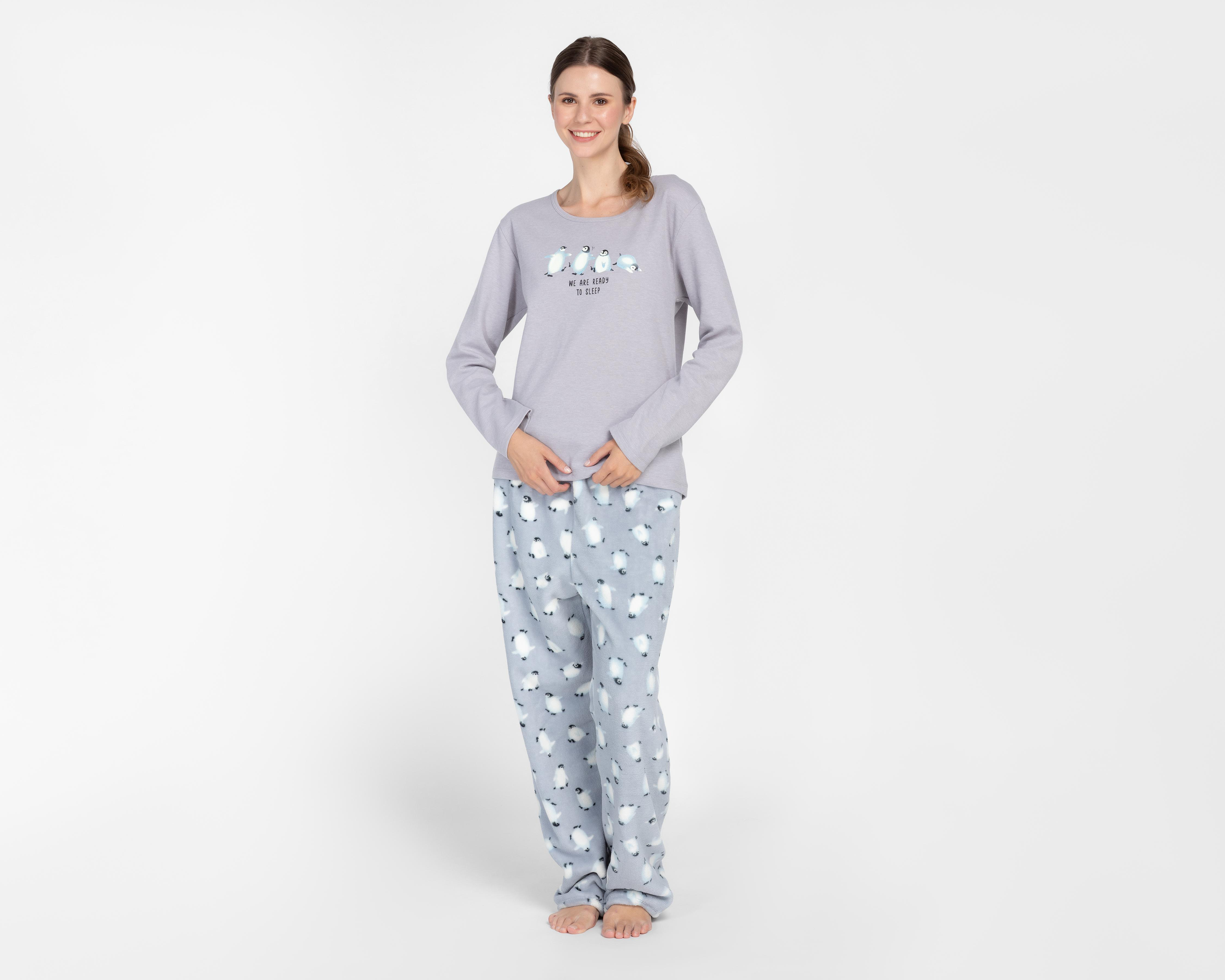 Foto 2 pulgar | Pijama Tops & Bottoms para Mujer 2 Piezas