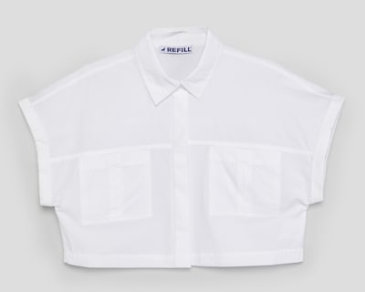 Foto 1 | Blusa Refill Blanca para Mujer
