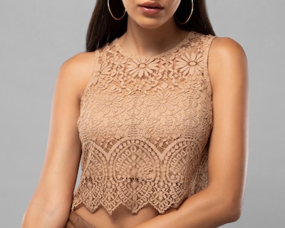 Foto 4 | Blusa Jennifer Lopez con Encaje para Mujer