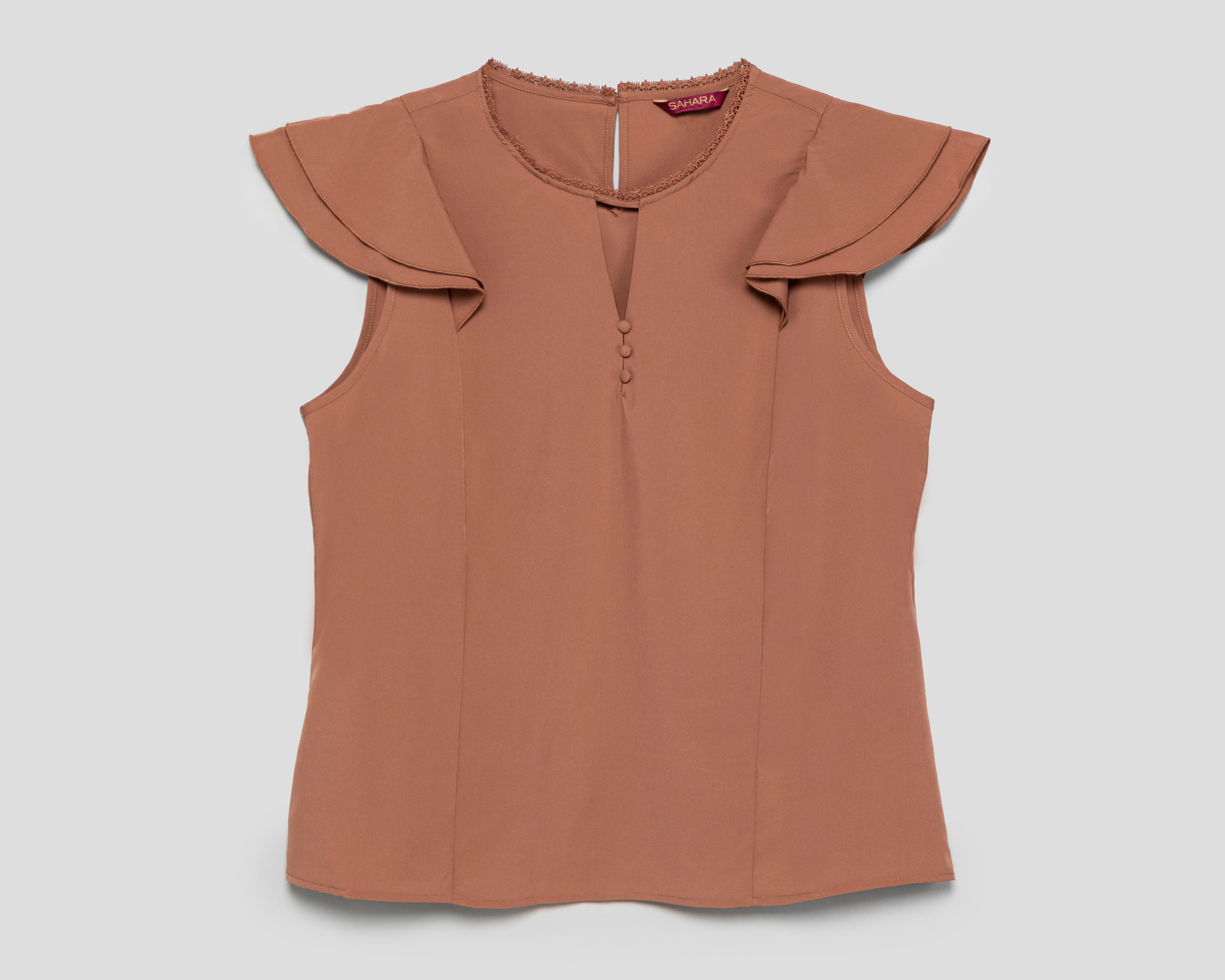 Foto 2 pulgar | Blusa Sahara sin Mangas para Mujer