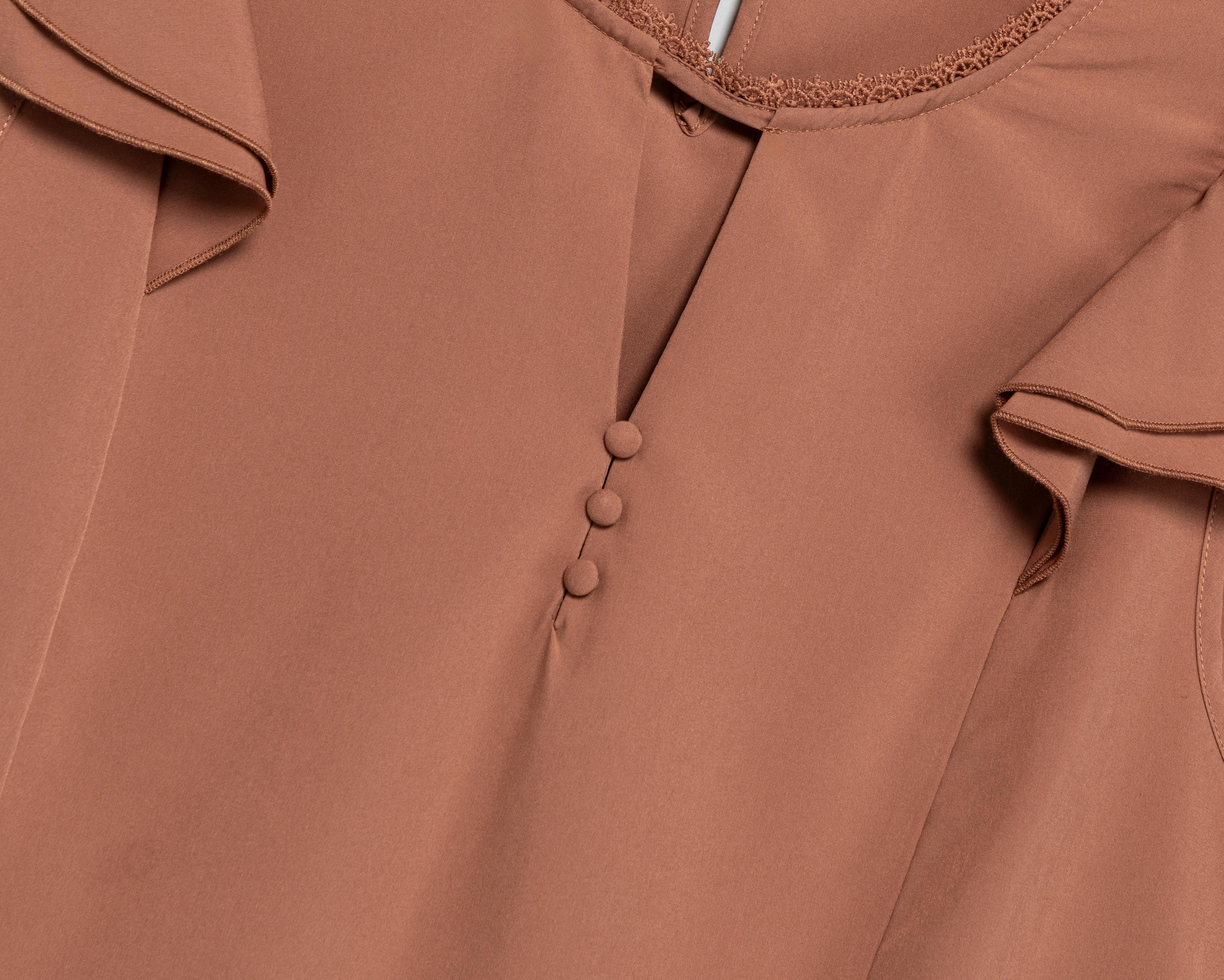 Foto 4 pulgar | Blusa Sahara sin Mangas para Mujer