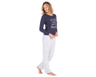 Foto 2 | Pijama Tops & Bottoms para Mujer 2 Piezas