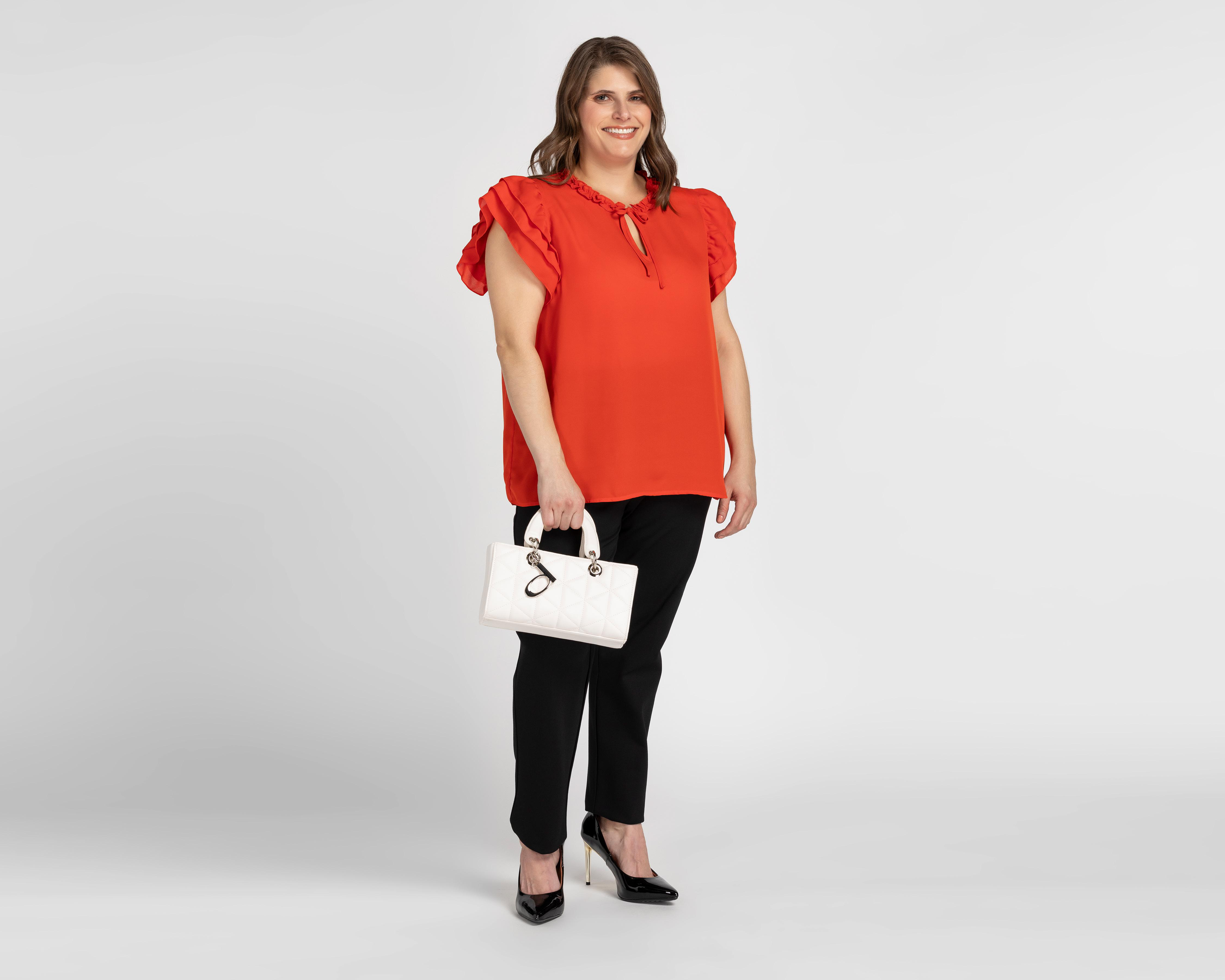 Foto 6 pulgar | Blusa Sahara con Olanes para Mujer