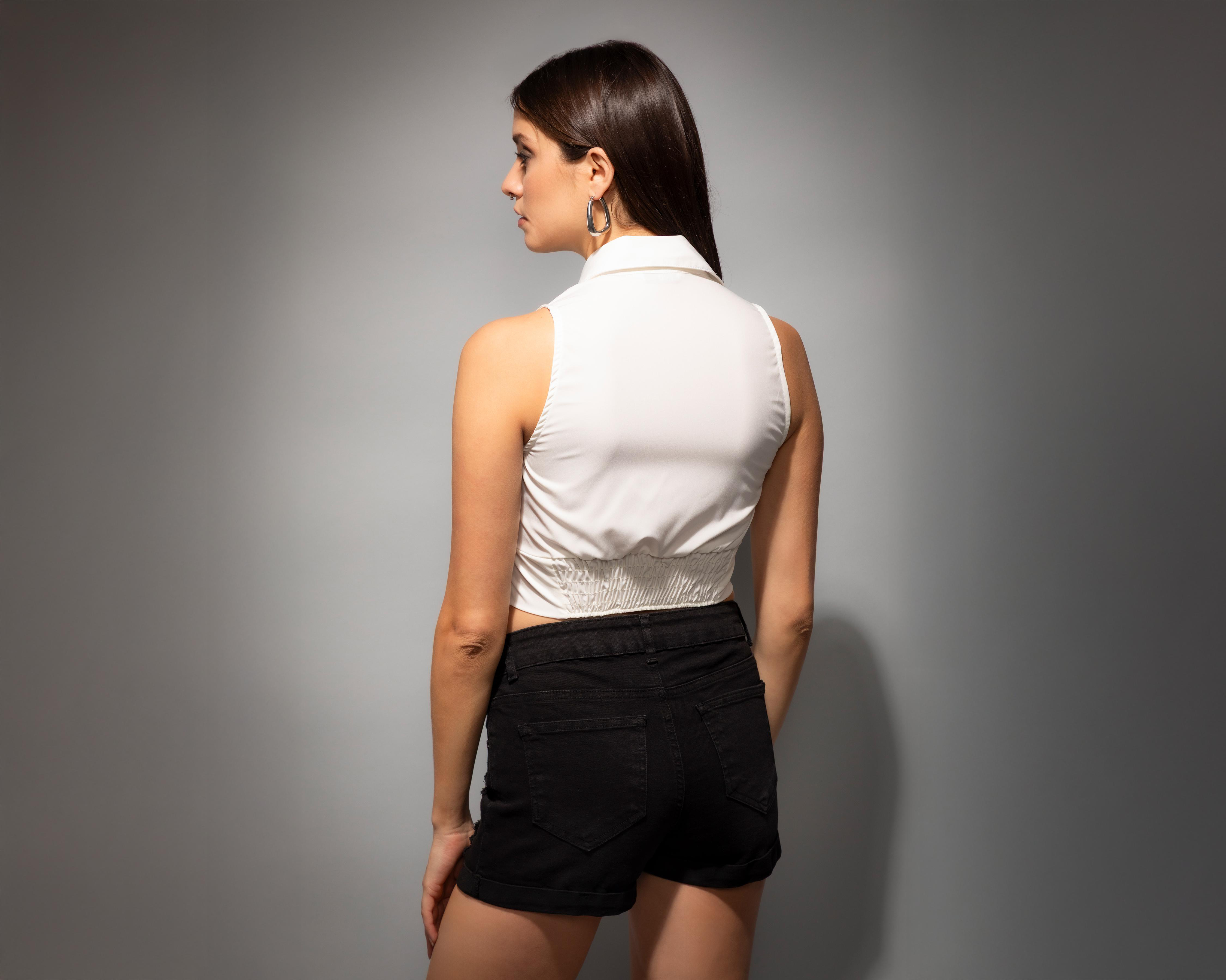 Foto 4 pulgar | Blusa sin Mangas Strona para Mujer