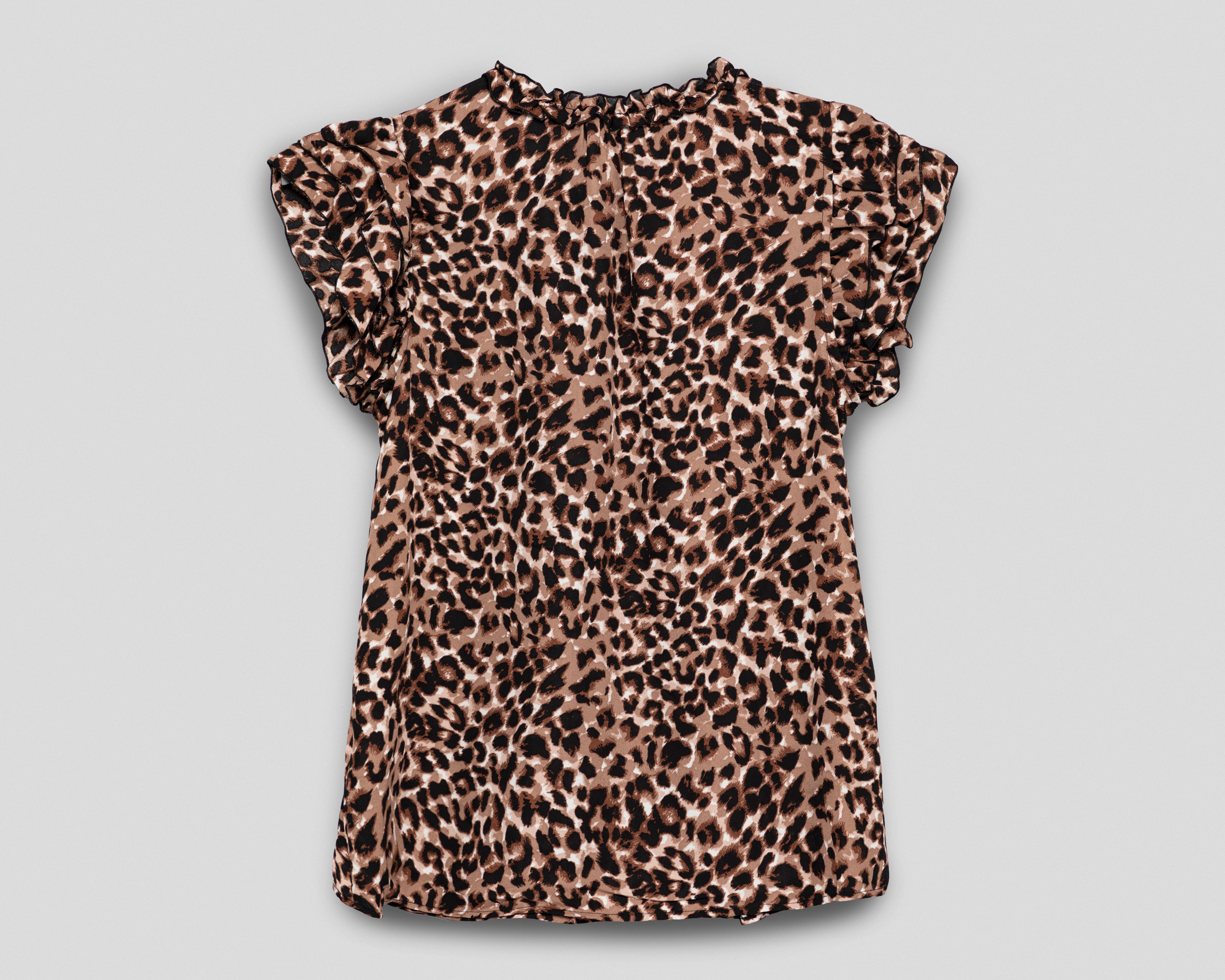 Foto 3 pulgar | Blusa Sahara Animal Print para Mujer
