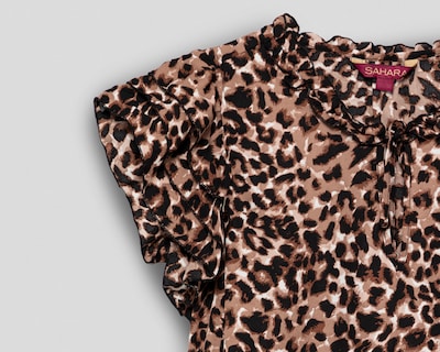 Foto 7 | Blusa Sahara Animal Print para Mujer