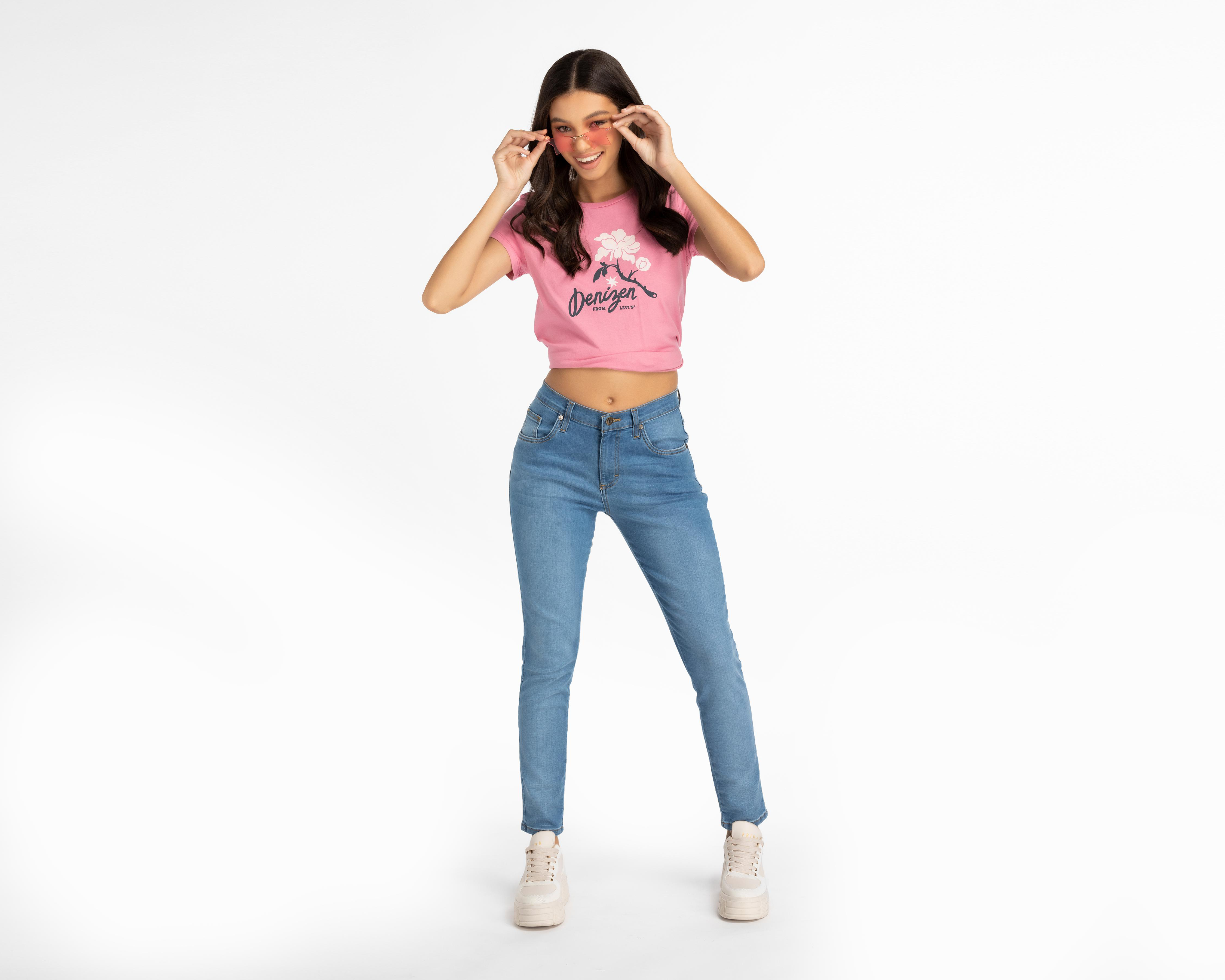 Foto 3 pulgar | Jeans Skinny Lee para Mujer