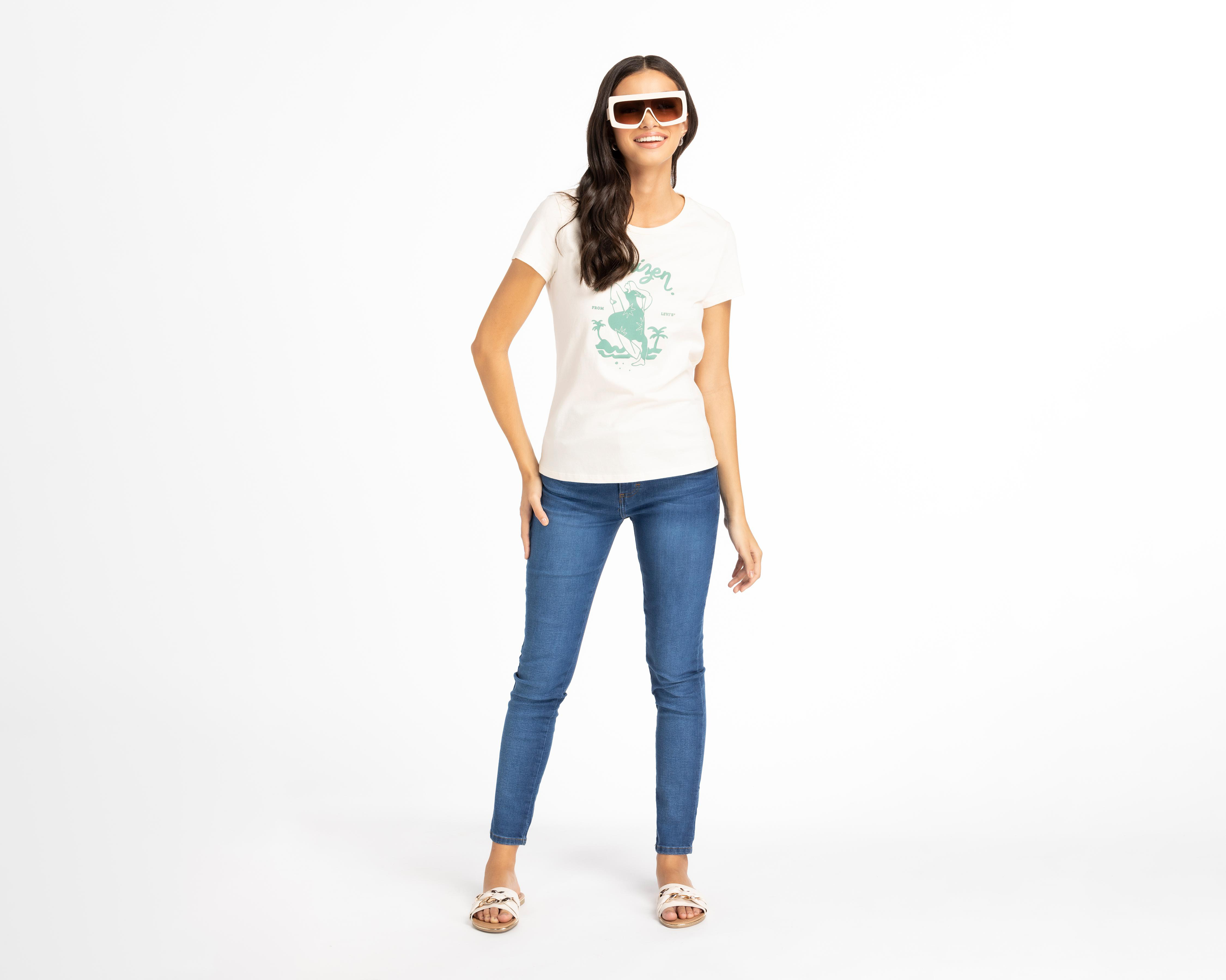 Foto 4 pulgar | Jeans Skinny Lee para Mujer