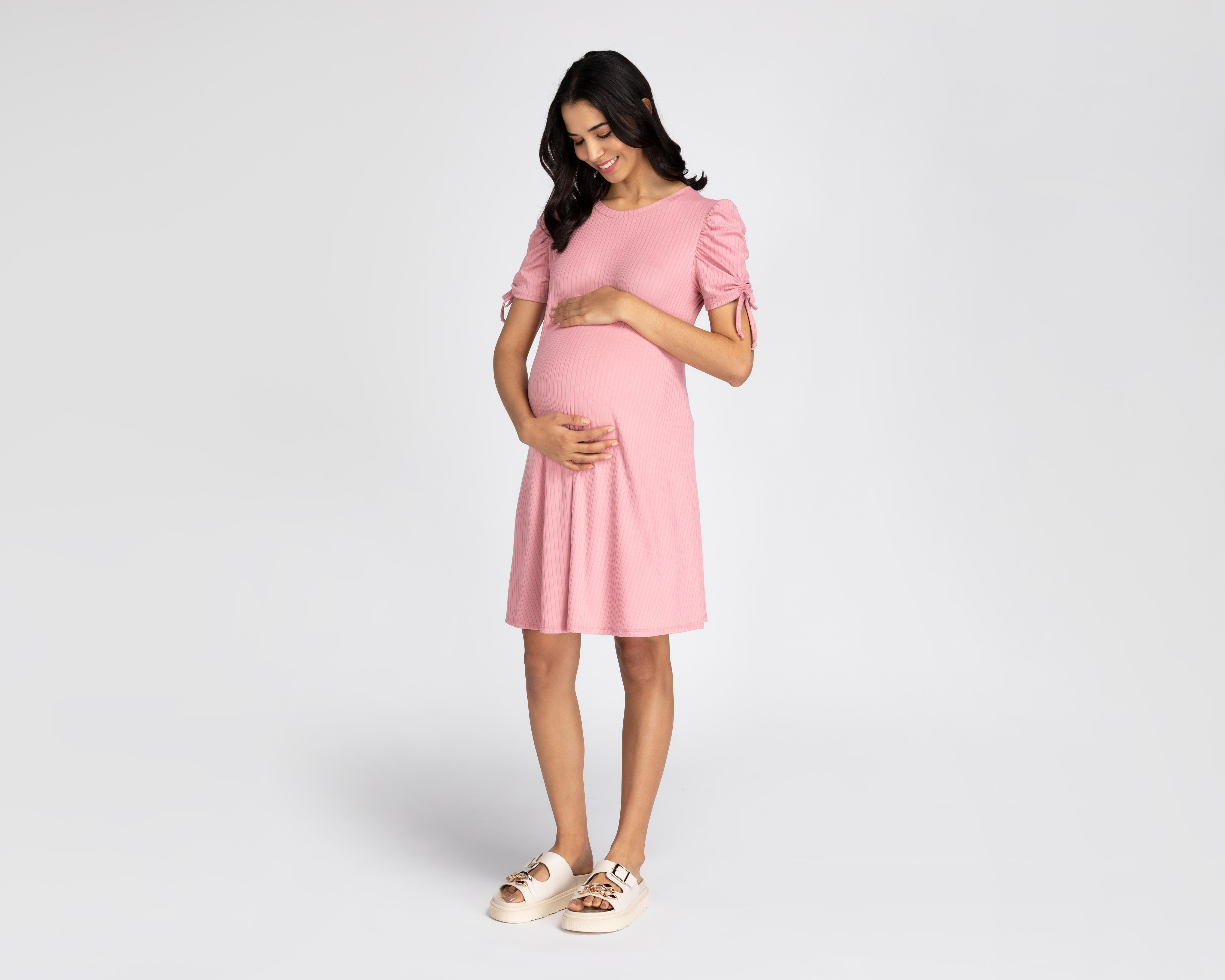 Vestido de Maternidad Mamá Bella Manga Corta