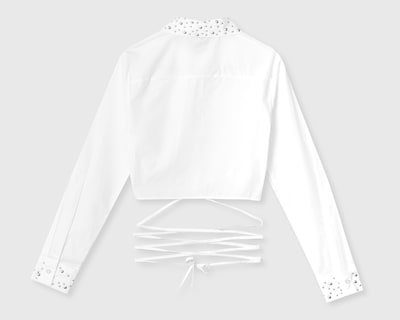 Foto 2 | Crop Top Thinner con Estoperoles para Mujer