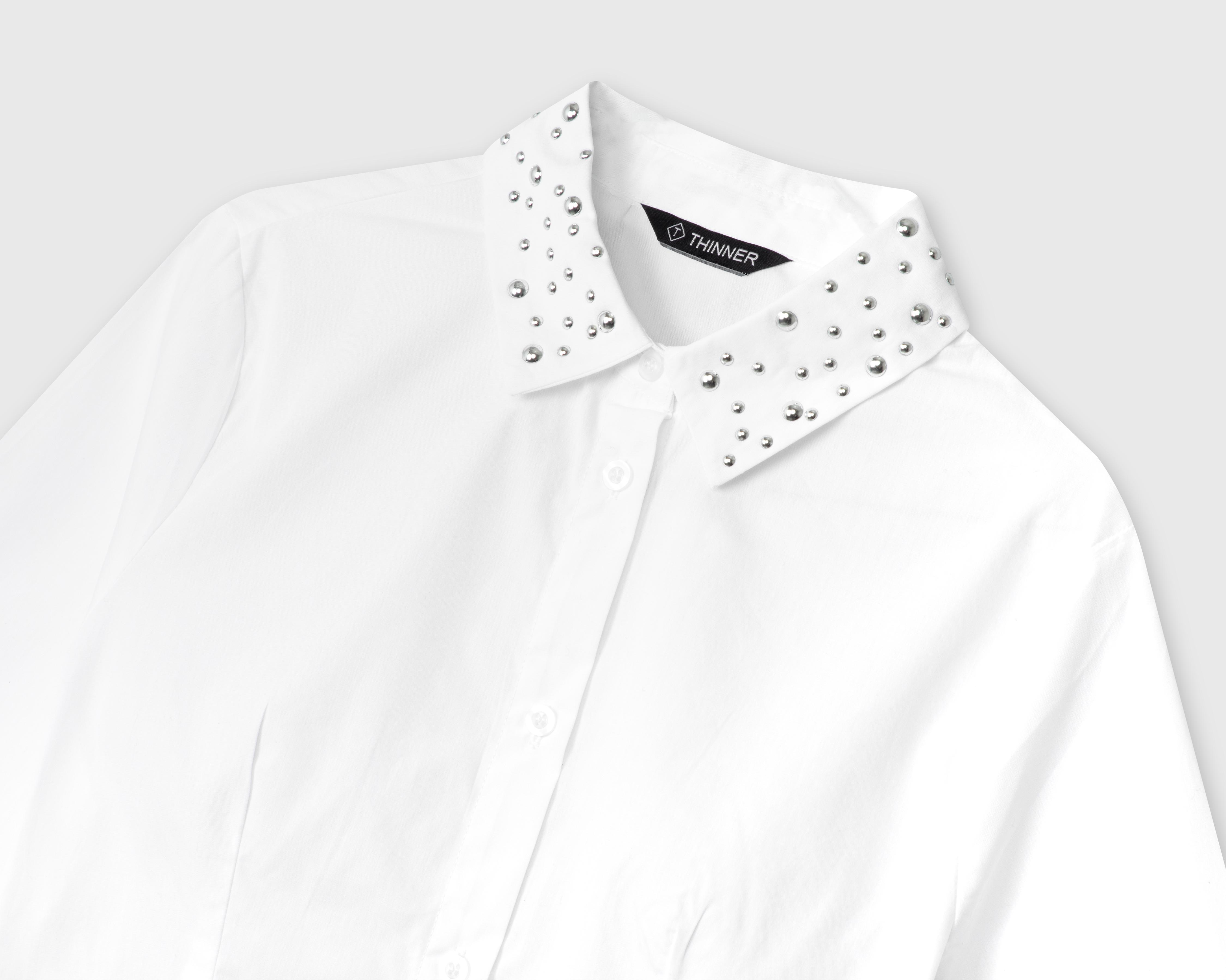 Foto 3 | Crop Top Thinner con Estoperoles para Mujer