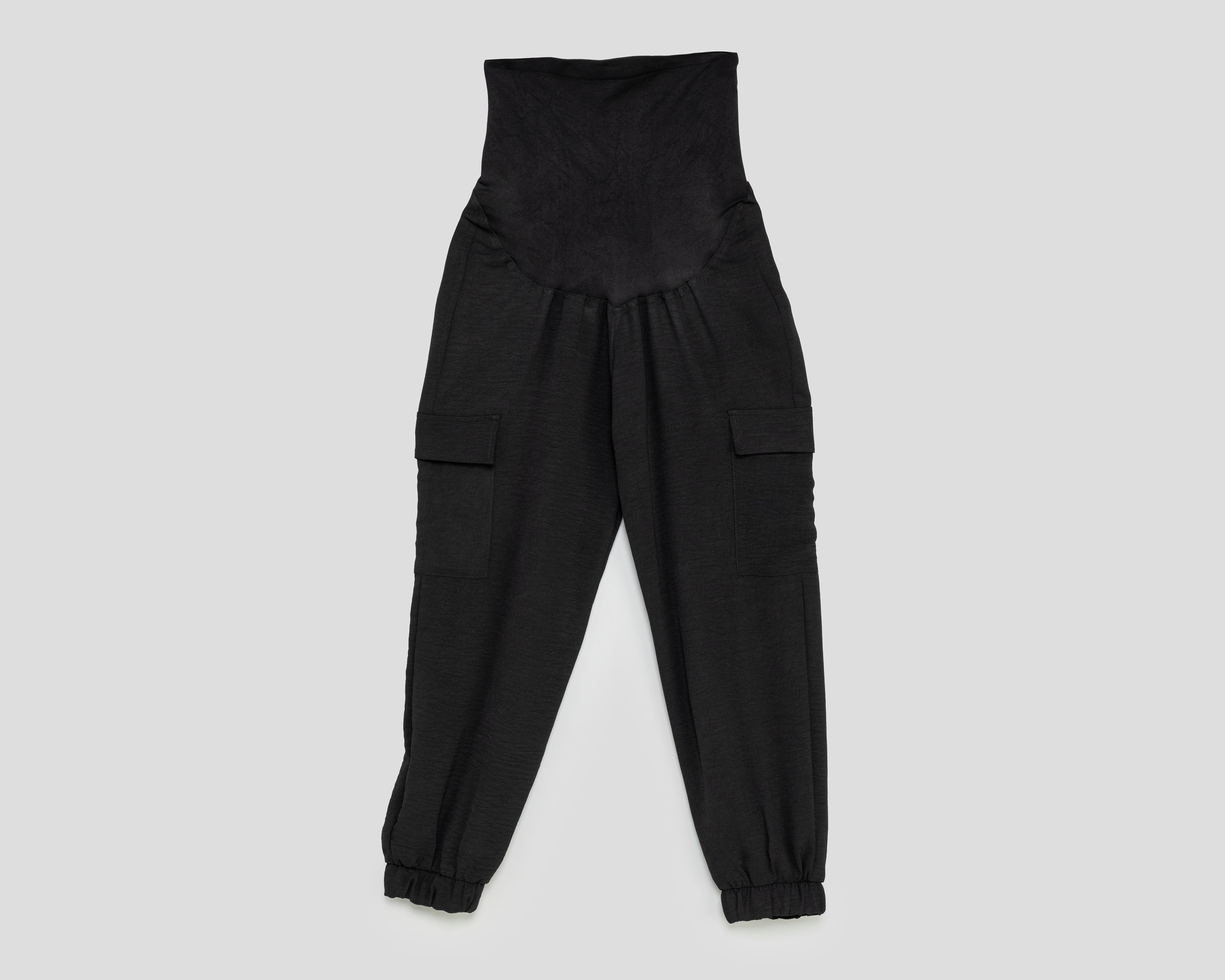 Foto 1 | Pantalón de Maternidad Negro Mamá Bella