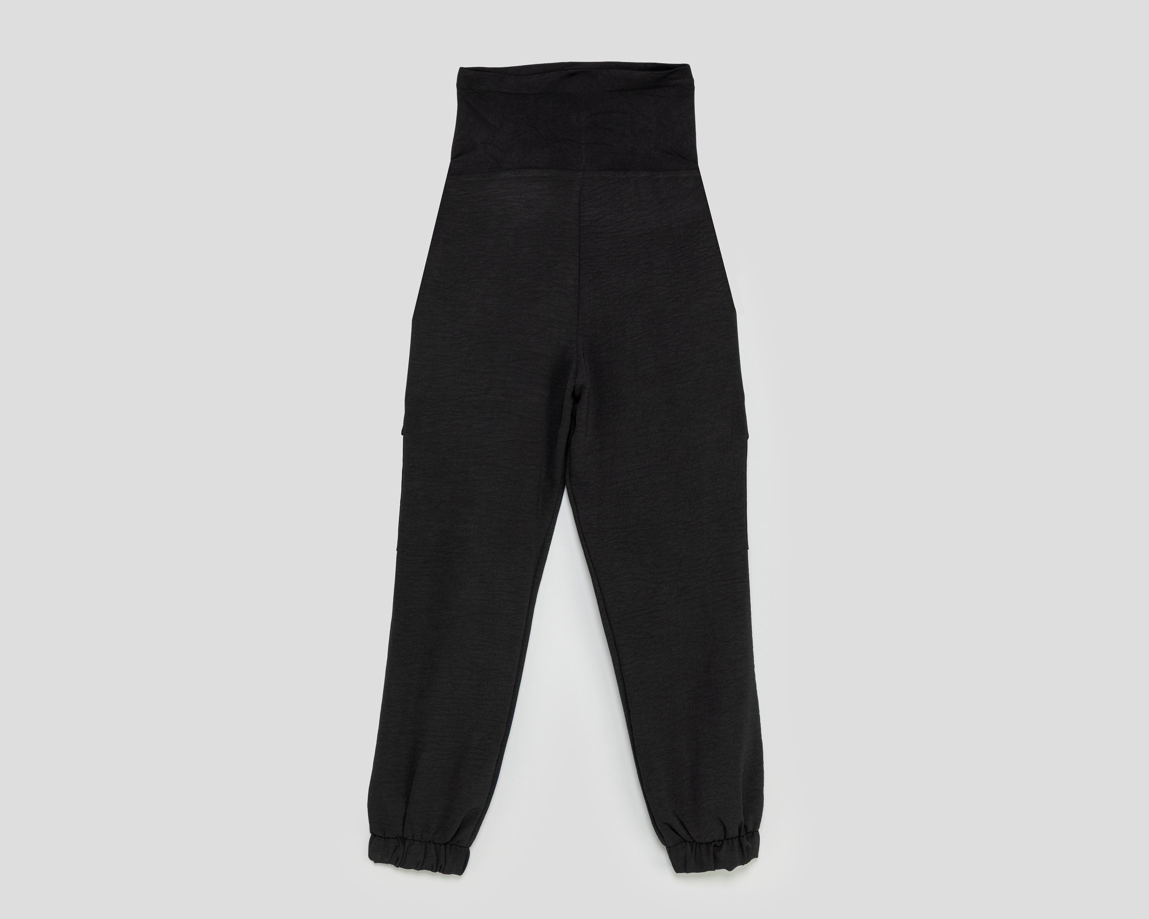 Foto 2 | Pantalón de Maternidad Negro Mamá Bella