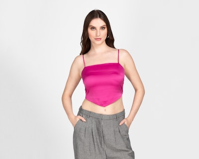 Foto 1 | Crop Top Bebe Rosa para Mujer