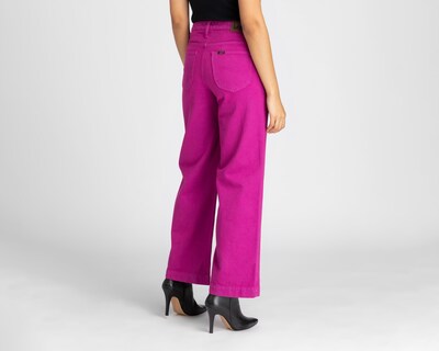 Foto 3 | Jeans Wide Leg Flare Lee para Mujer