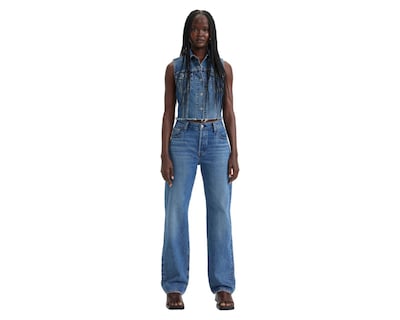 Foto 4 | Jeans Flare Levi's 501 para Mujer
