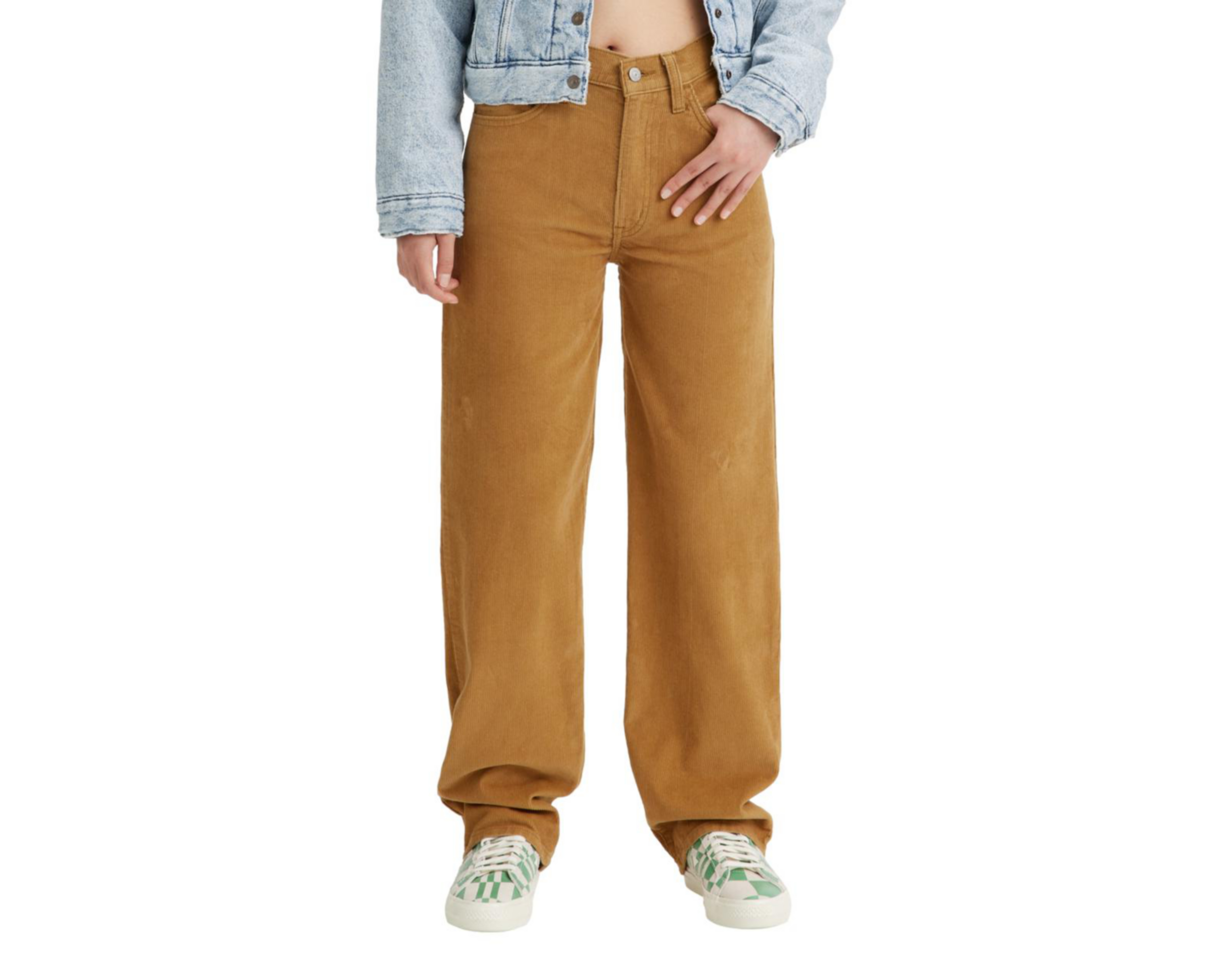 Jeans Mid Rise Levi's 94 Baggy Corduroy para Mujer