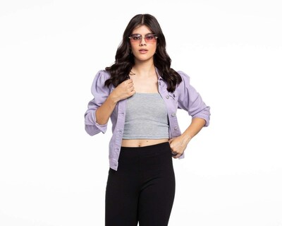 Foto 2 | Blusa No Comment Gris de Tirantes