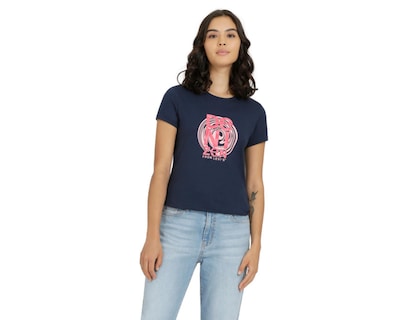 Foto 1 | Playera Denizen Manga Corta para Mujer
