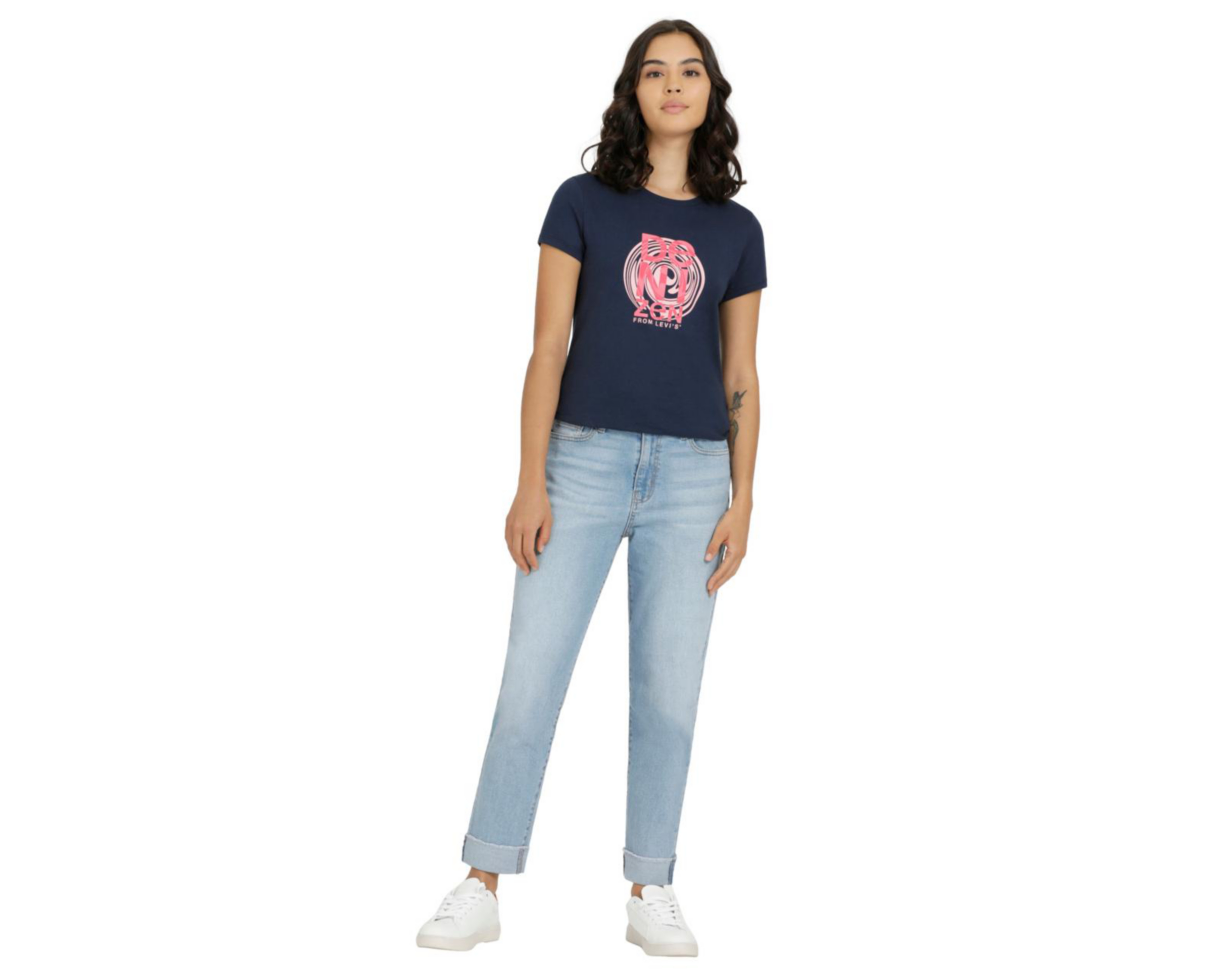 Foto 5 pulgar | Playera Denizen Manga Corta para Mujer