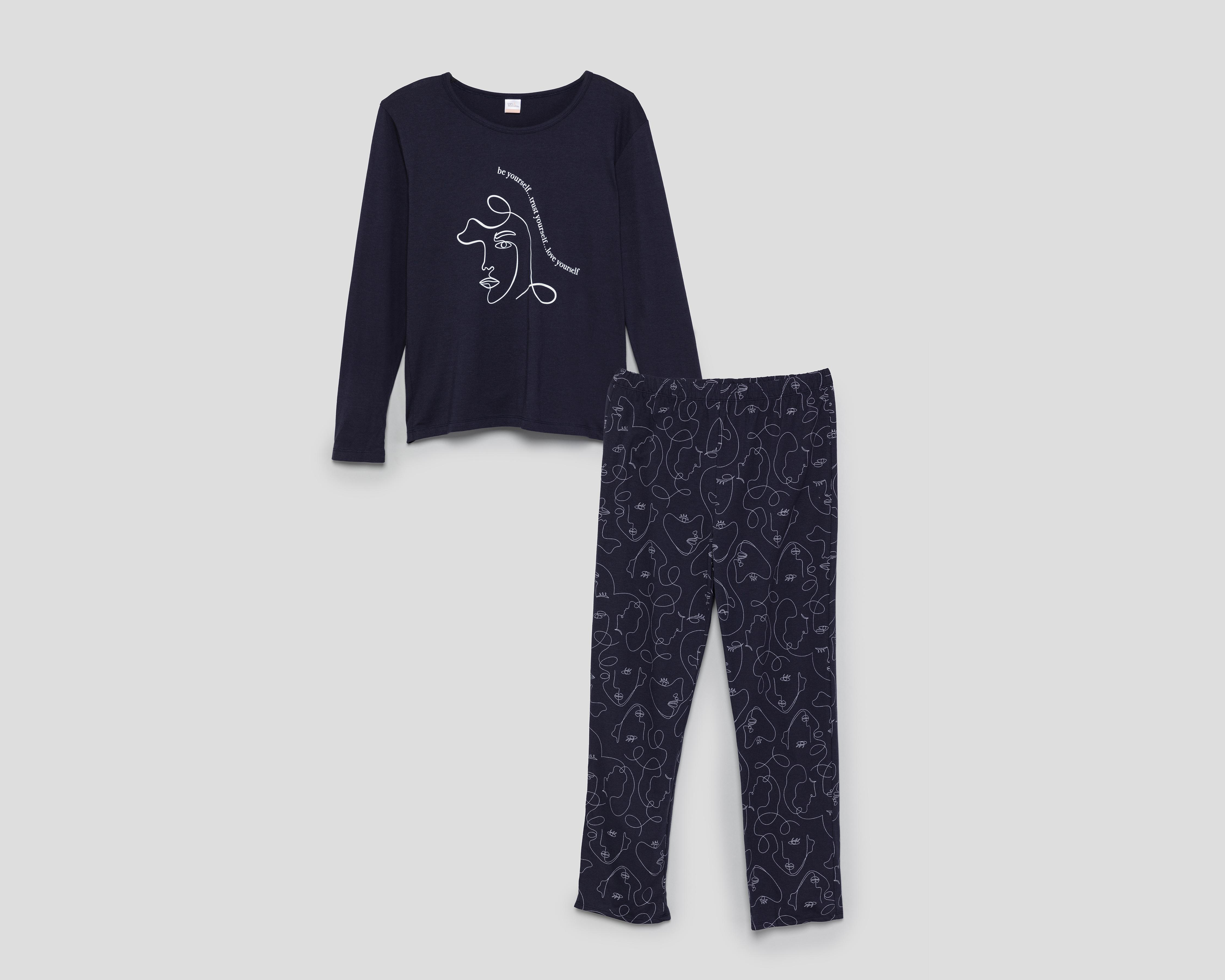 Foto 1 | Pijama Tops & Bottoms para Mujer 2 Piezas
