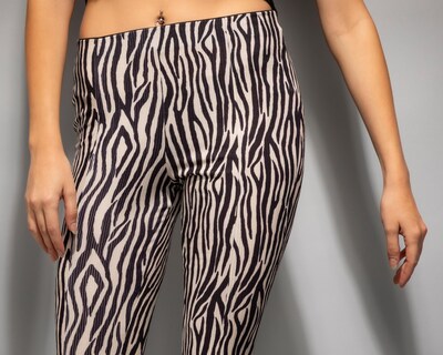 Foto 4 | Pantalón Acampanado Strona Animal Print para Mujer