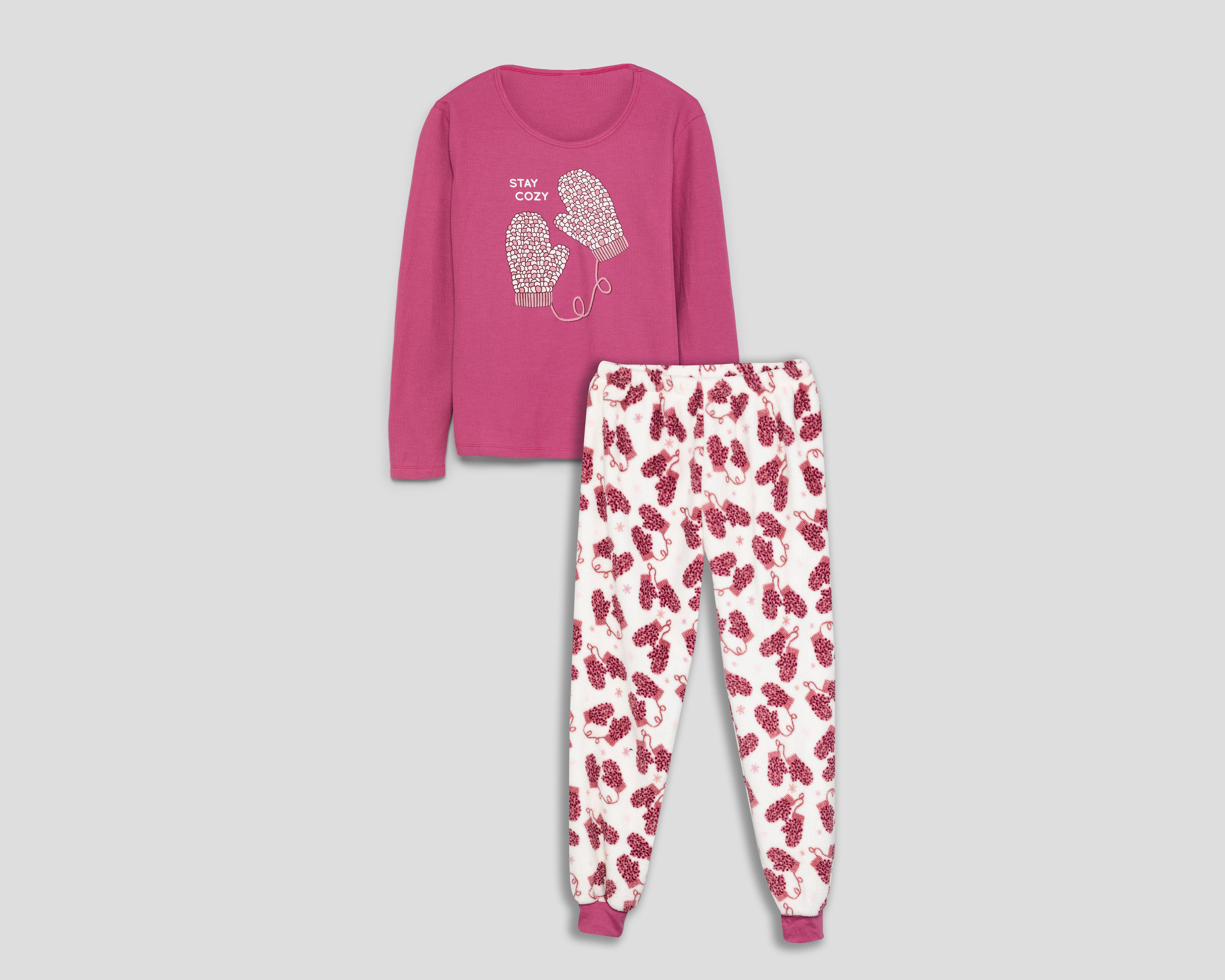 Foto 2 pulgar | Pijama Tops & Bottoms para Mujer 2 Piezas