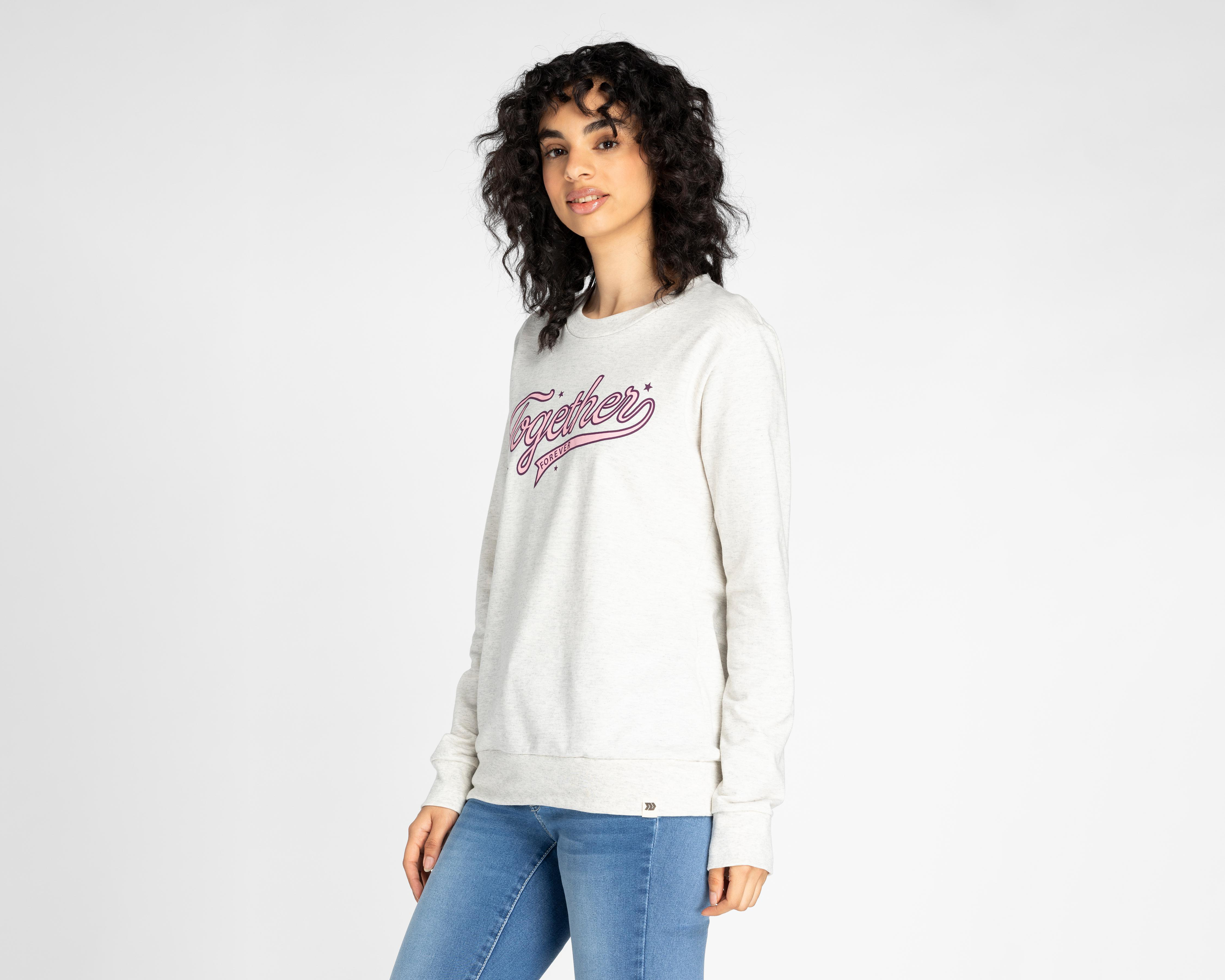 Sudadera Action Gear Beige Cuello Redondo $156