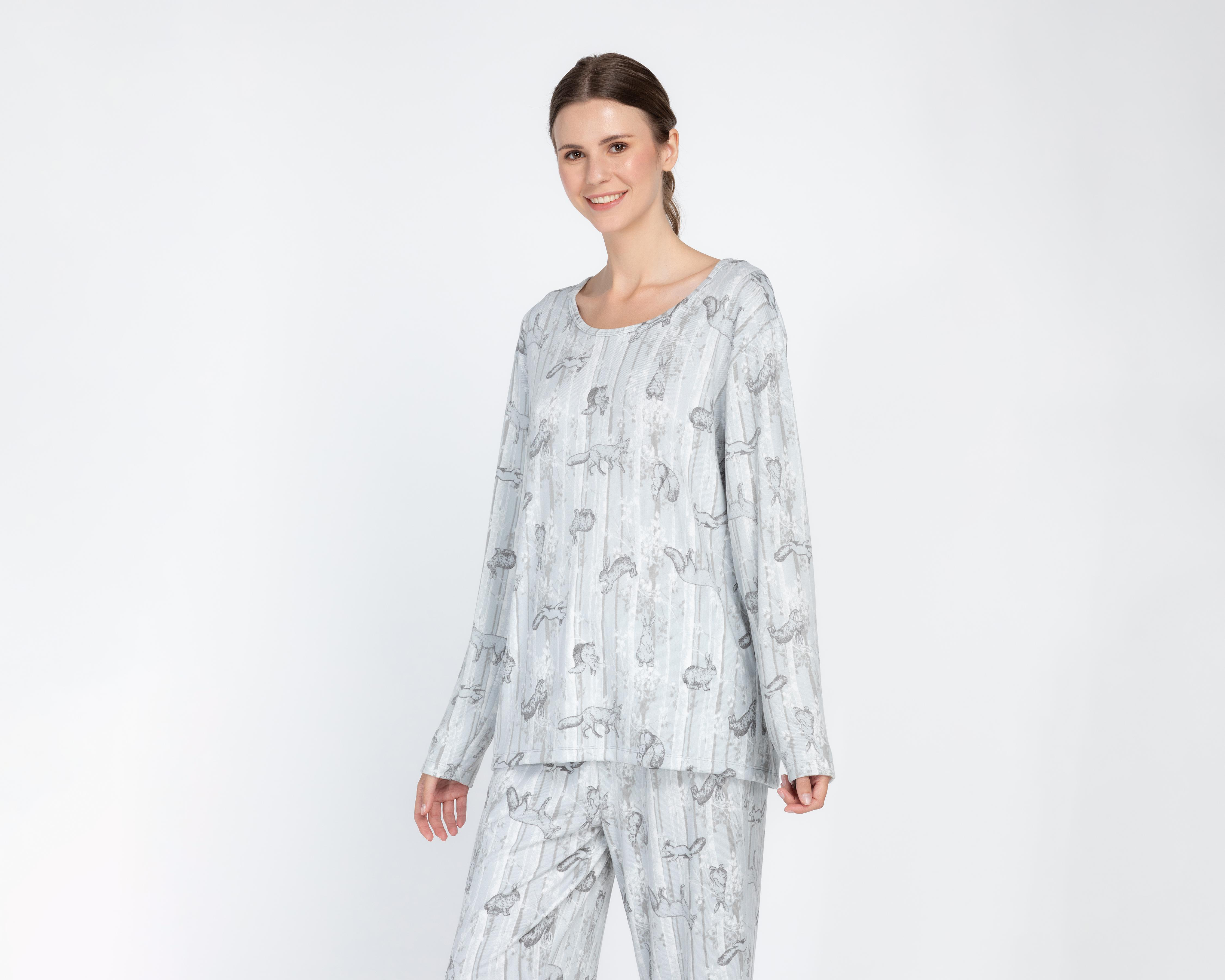 Foto 5 pulgar | Pijama Tops & Bottoms para Mujer 2 Piezas