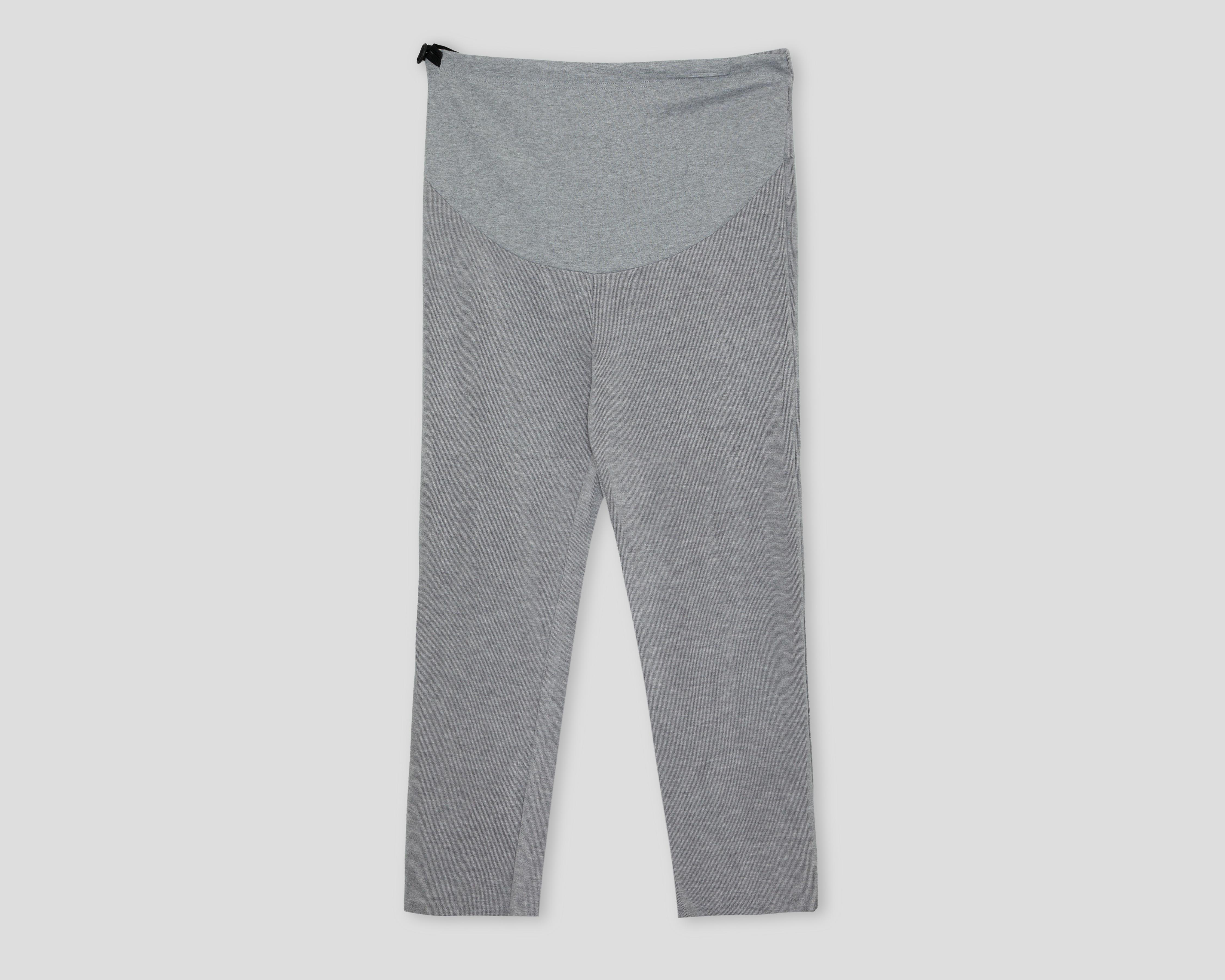 Foto 2 pulgar | Pantalón de Maternidad Mamá Bella Gris
