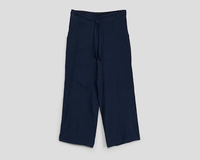 Foto 1 | Pantalón Ancho Sahara Azul Marino para Mujer