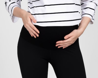 Foto 4 | Leggings de Maternidad Mamá Bella Negro