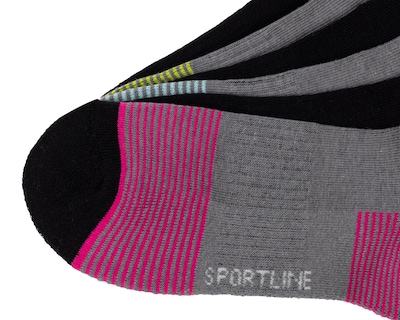 Foto 4 | Calcetas Deportivas Sportline para Mujer 6 Pares