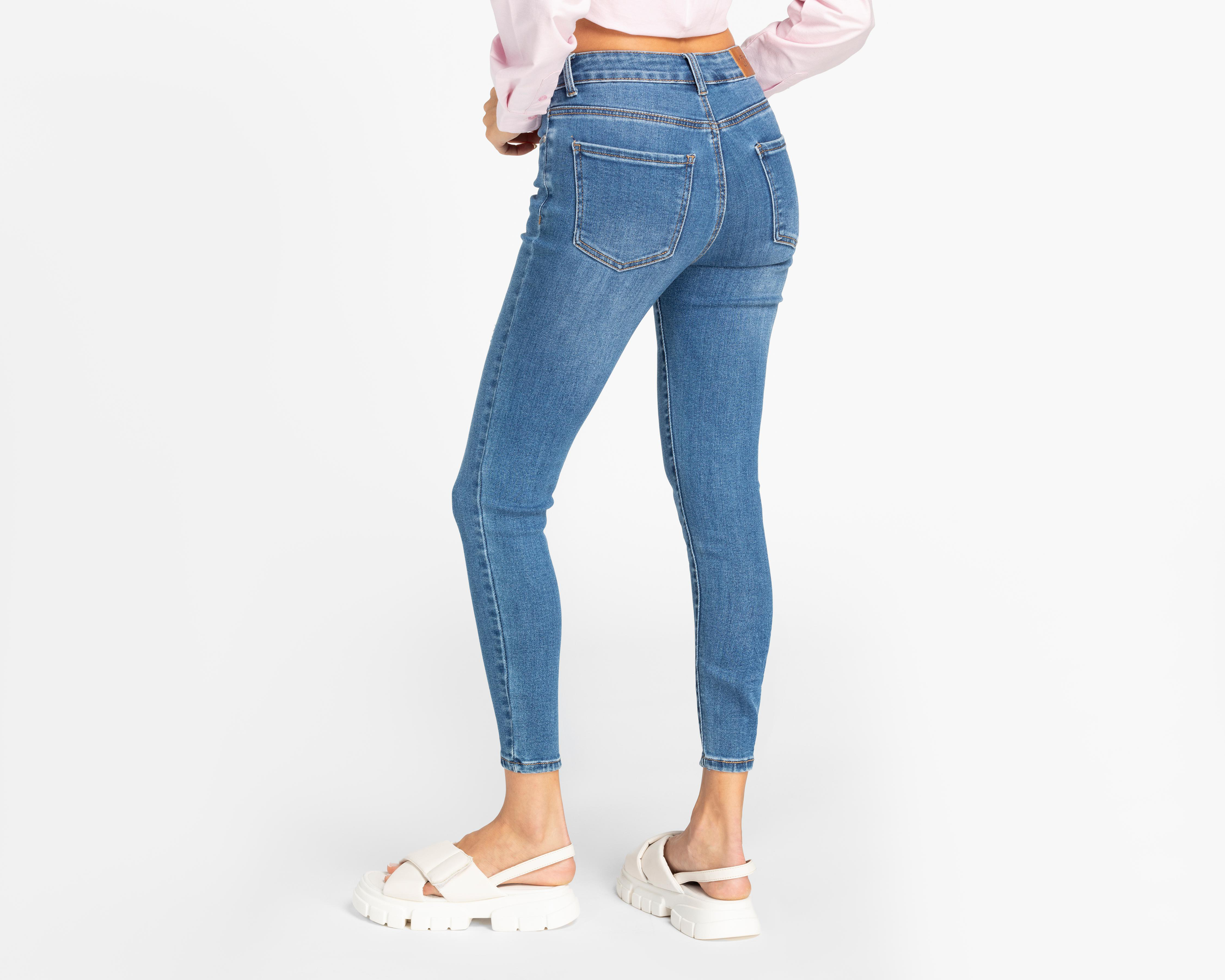 Foto 4 pulgar | Jeans Skinny Refill para Mujer