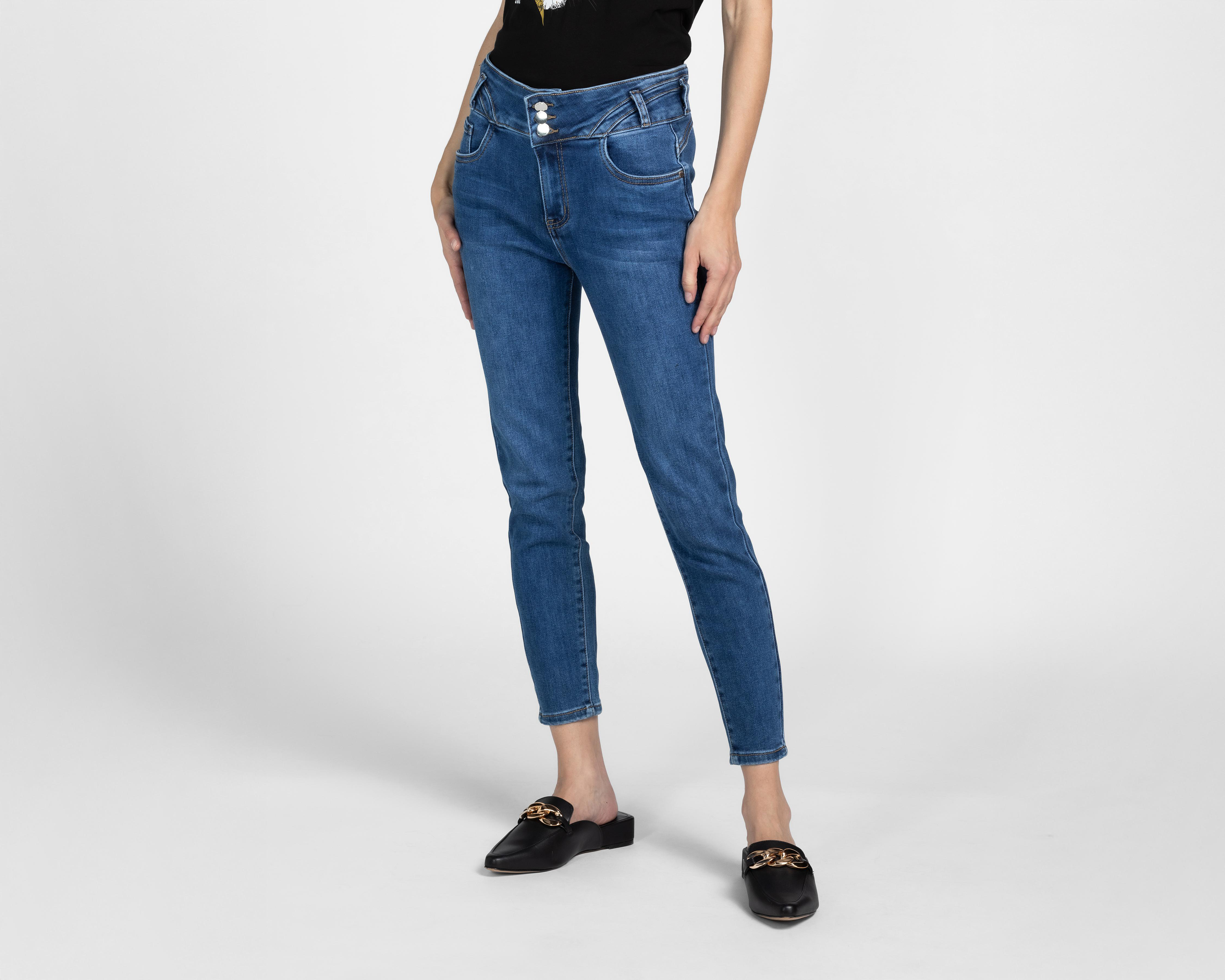 Foto 2 pulgar | Jeans Skinny Bebe para Mujer