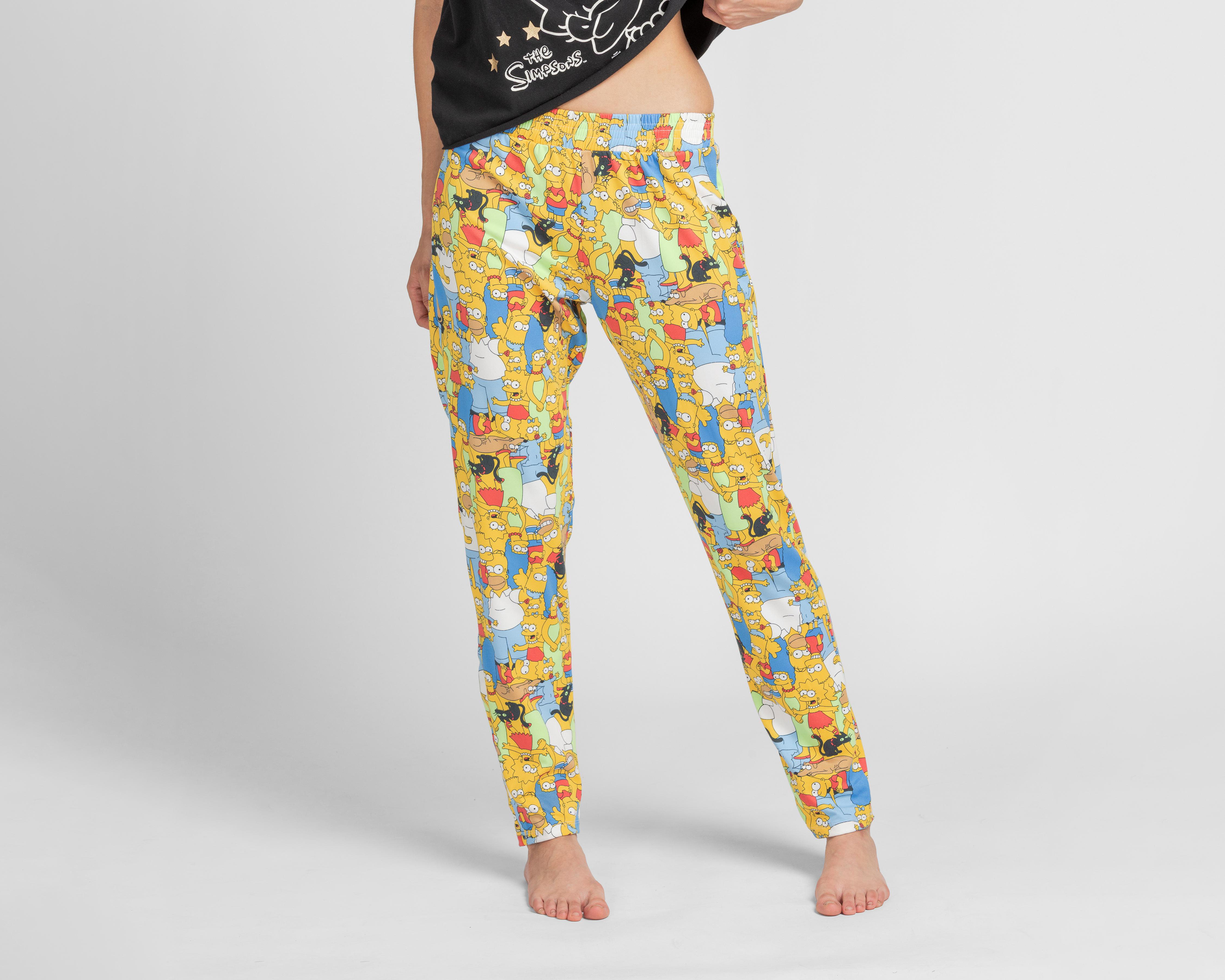 Foto 5 pulgar | Pijama The Simpsons para Mujer 2 Piezas