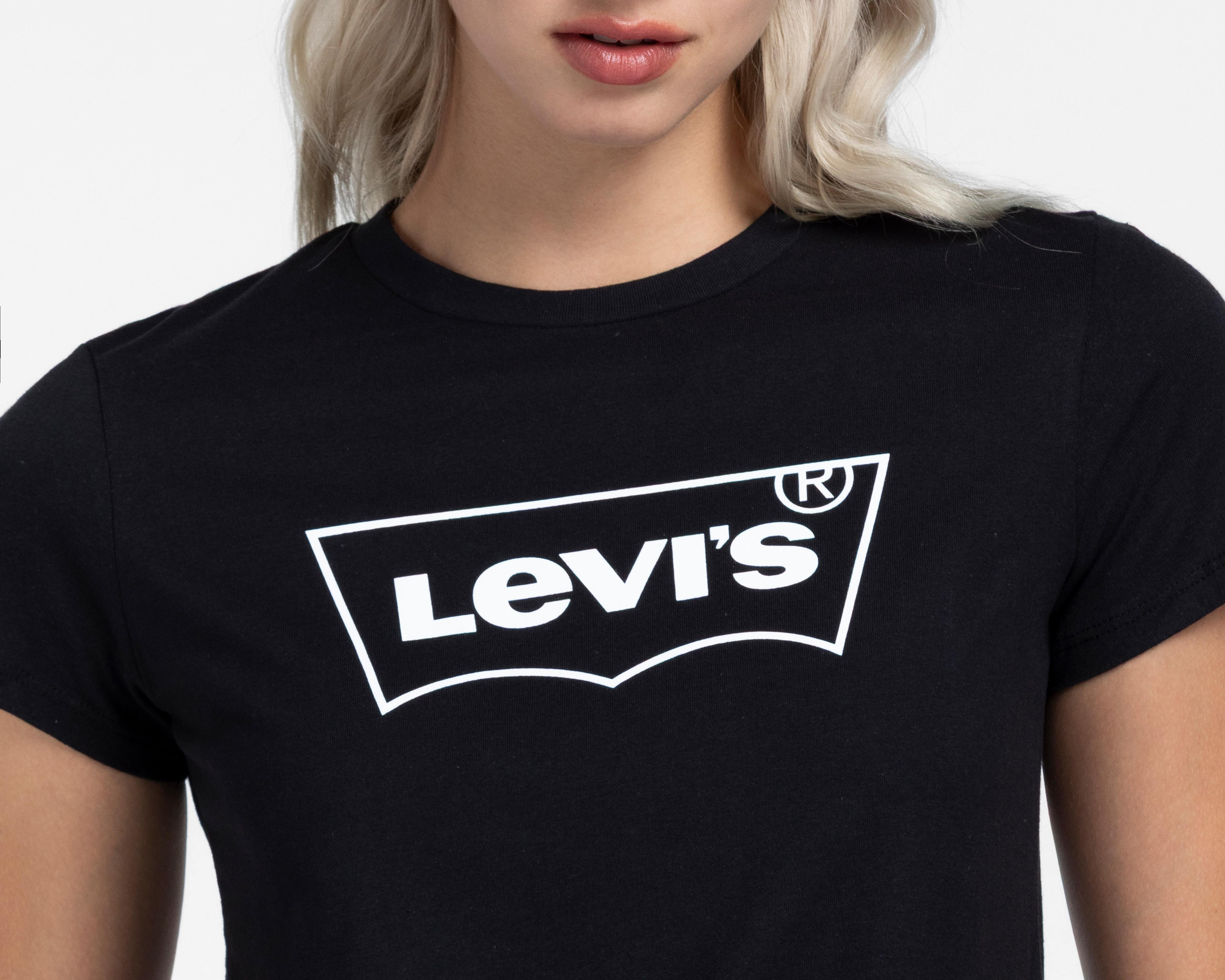 Foto 4 | Playera Cuello Redondo Levi's para Mujer