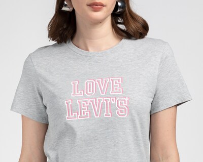 Foto 4 | Playera Manga Corta Levi's para Mujer