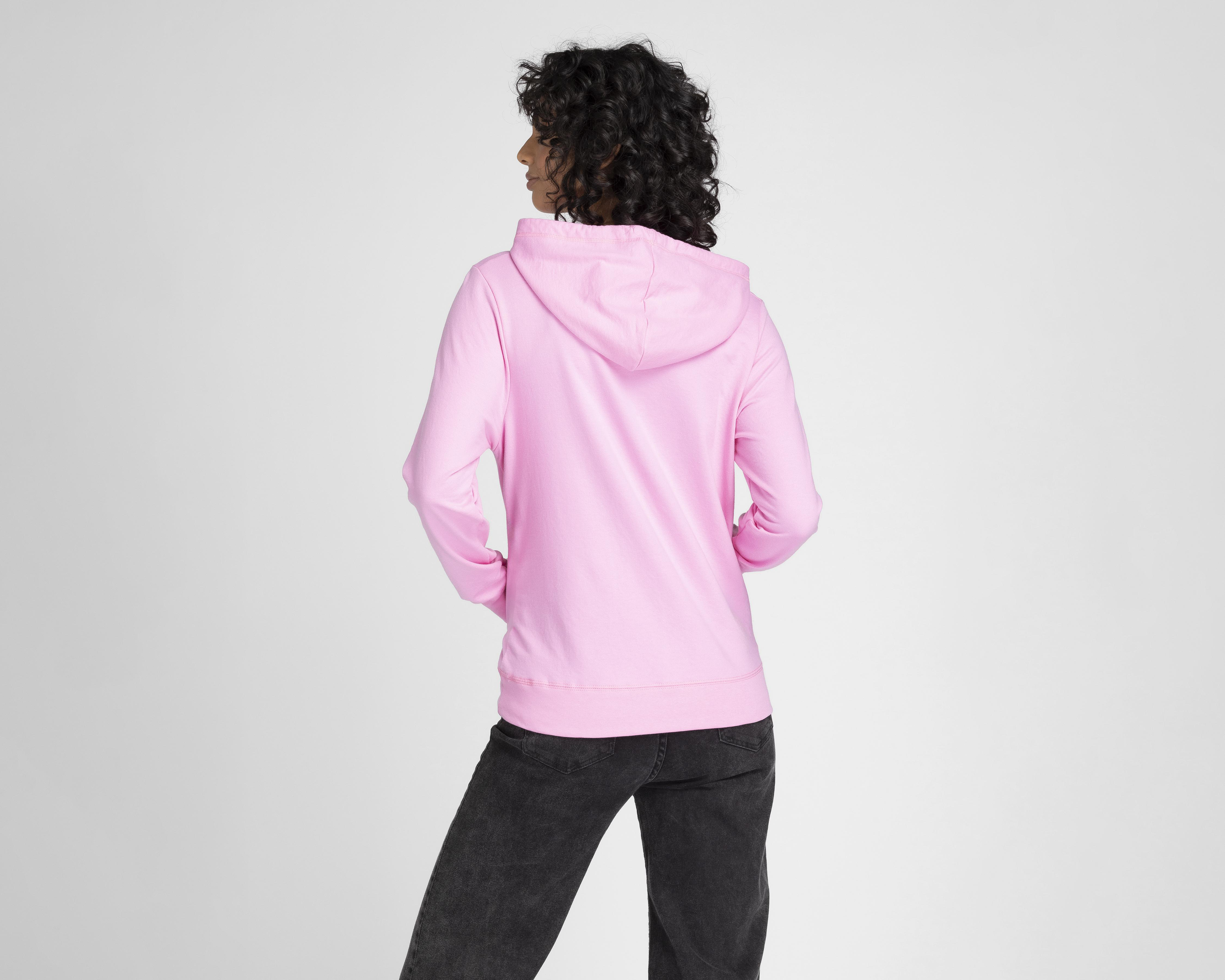 Foto 3 | Sudadera Optima con Rosa con Capucha