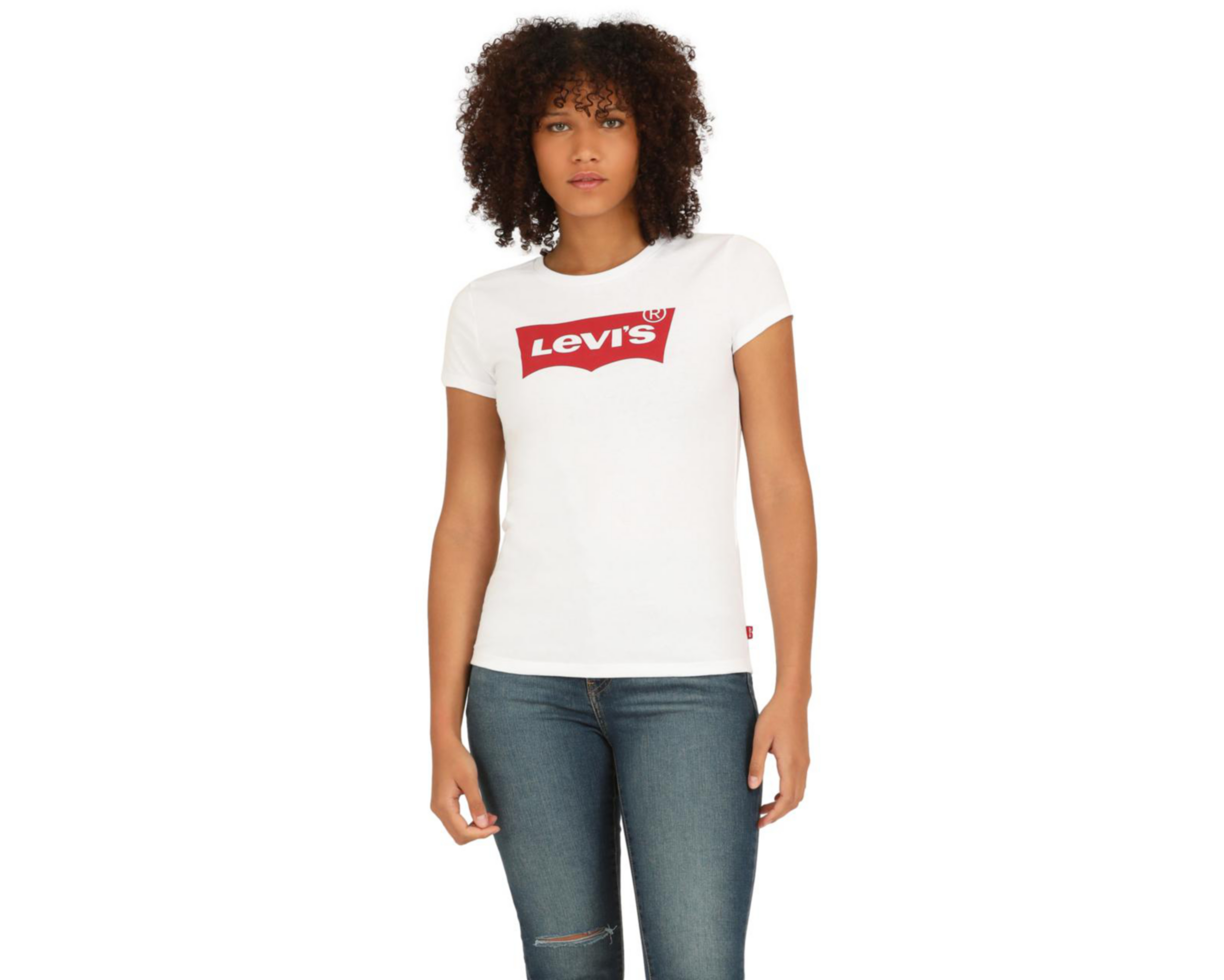 Foto 2 pulgar | Playera Levi's Manga Corta para Mujer