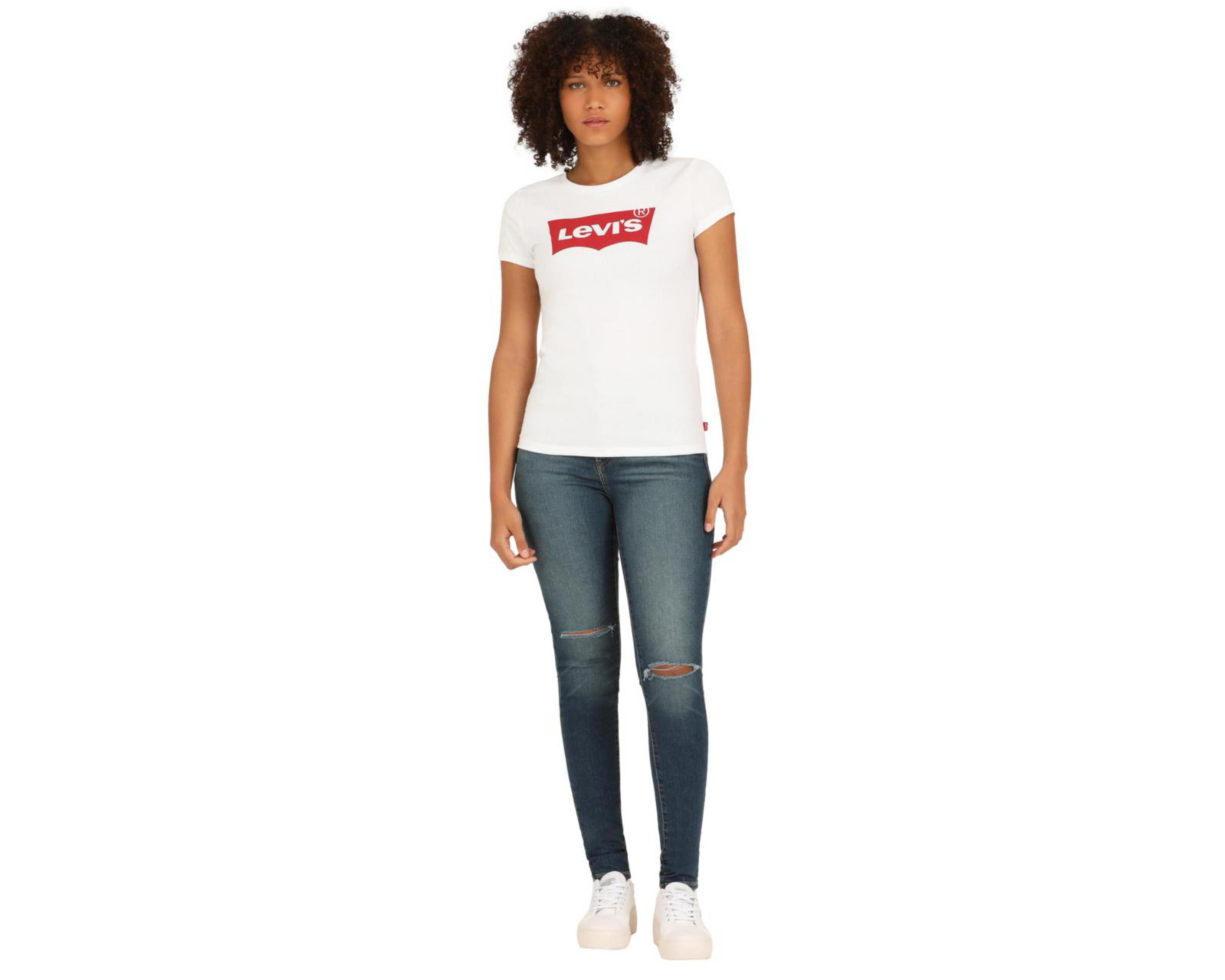 Foto 5 pulgar | Playera Levi's Manga Corta para Mujer