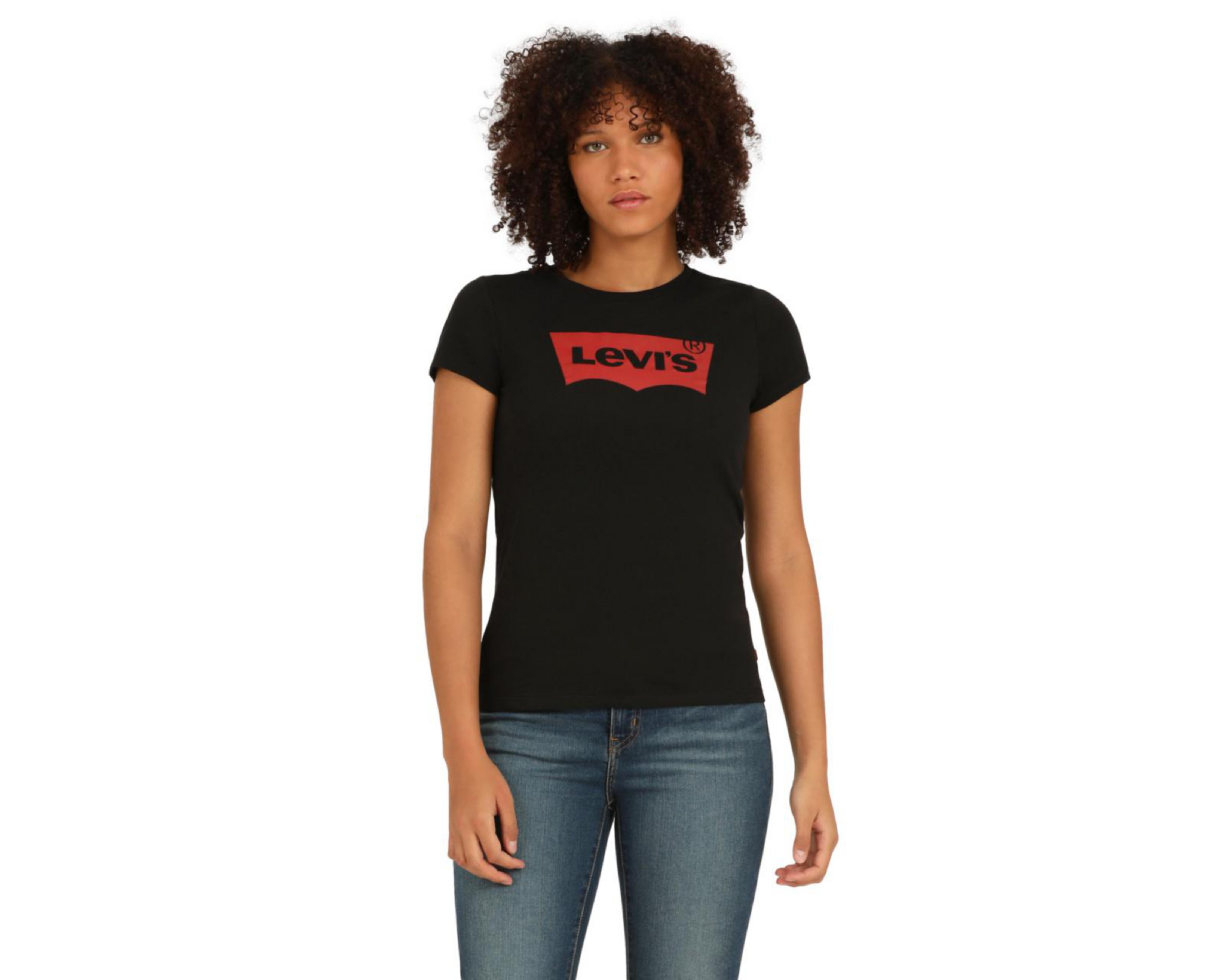 Foto 2 pulgar | Playera Levi's Manga Corta para Mujer
